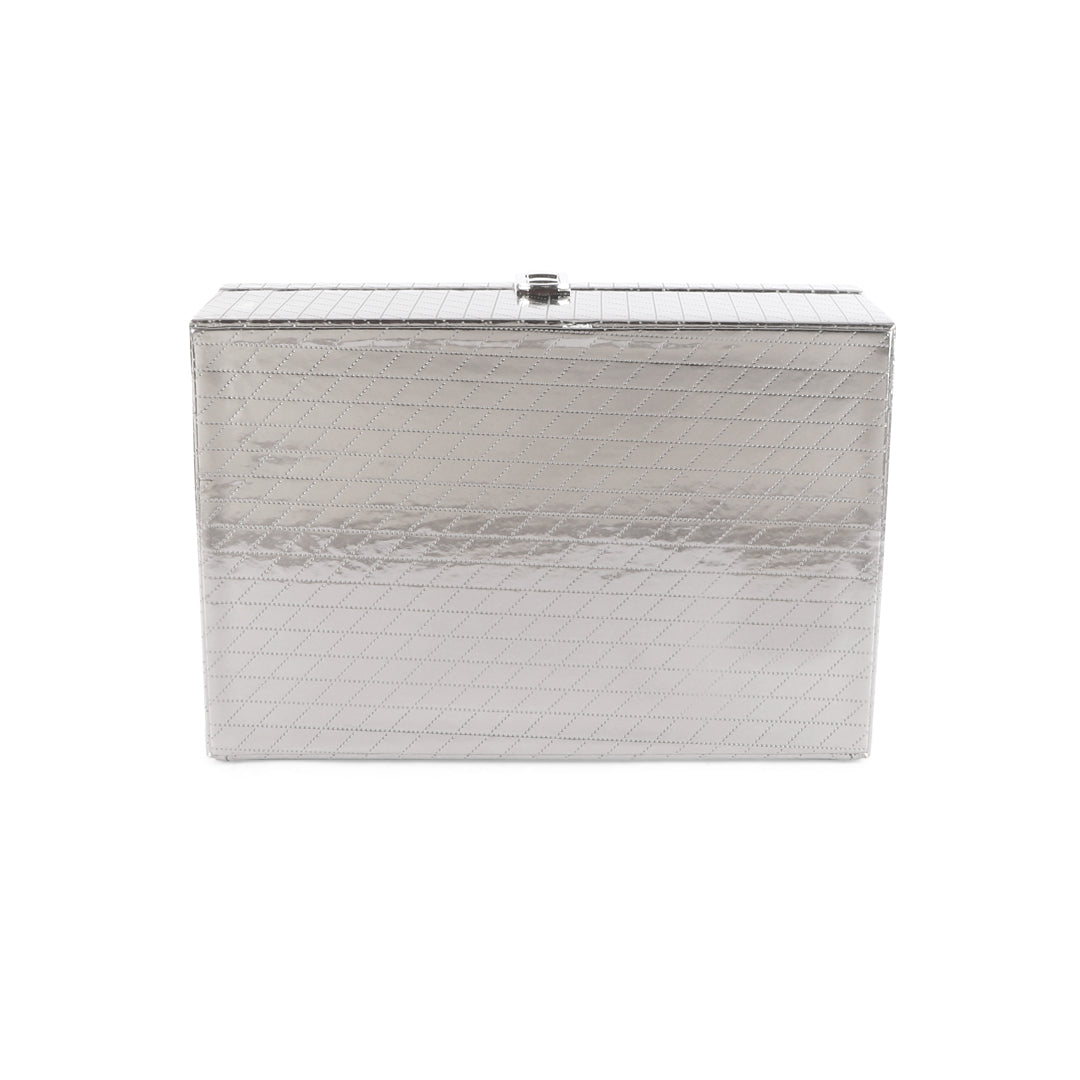 Bangle Box Two Rod Partition - Silver Bangle Storage Box 9- The Home Co.