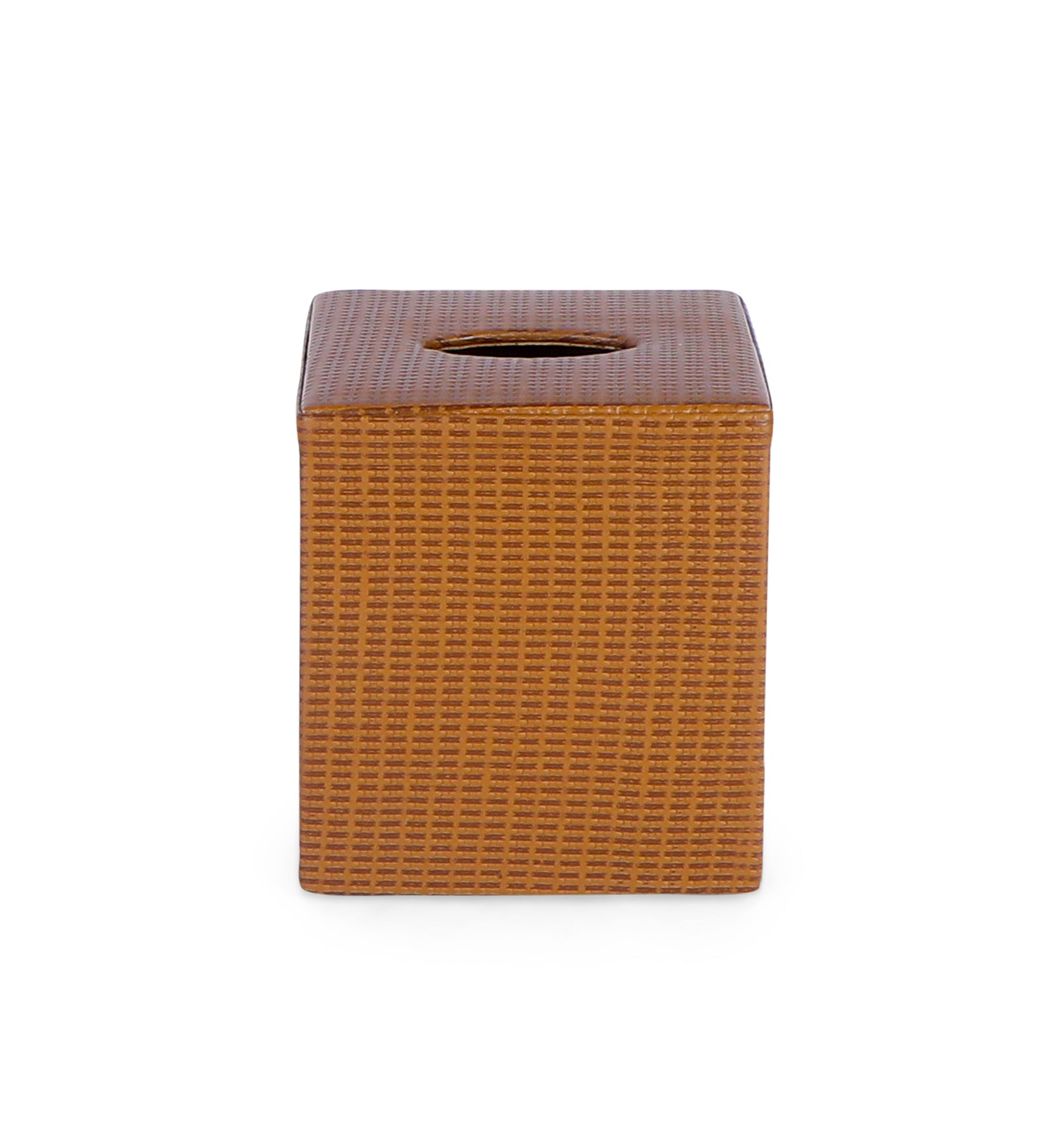 Tissue Box - Brown Leatherette