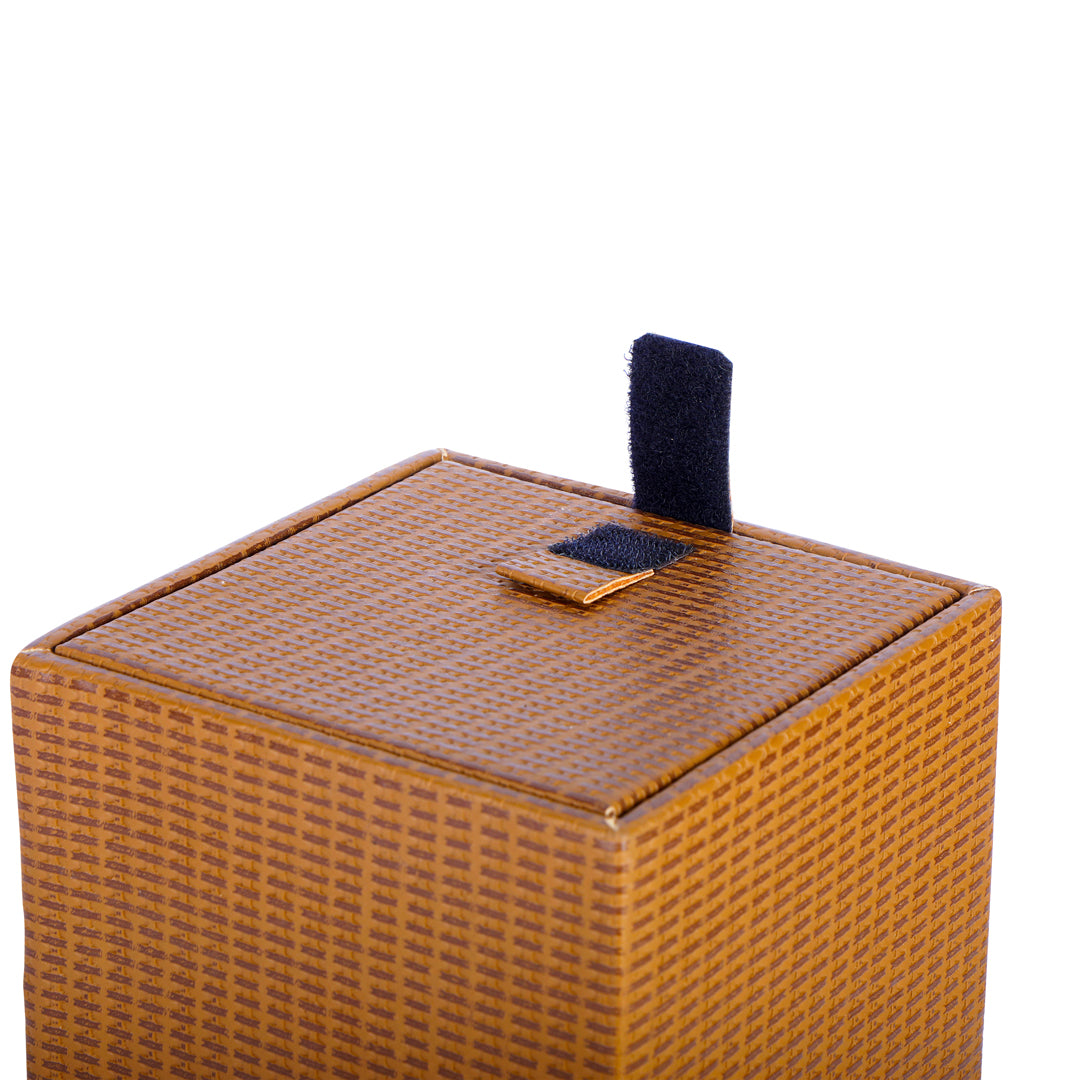 Tissue Box - Brown Leatherette 5- The Home Co.