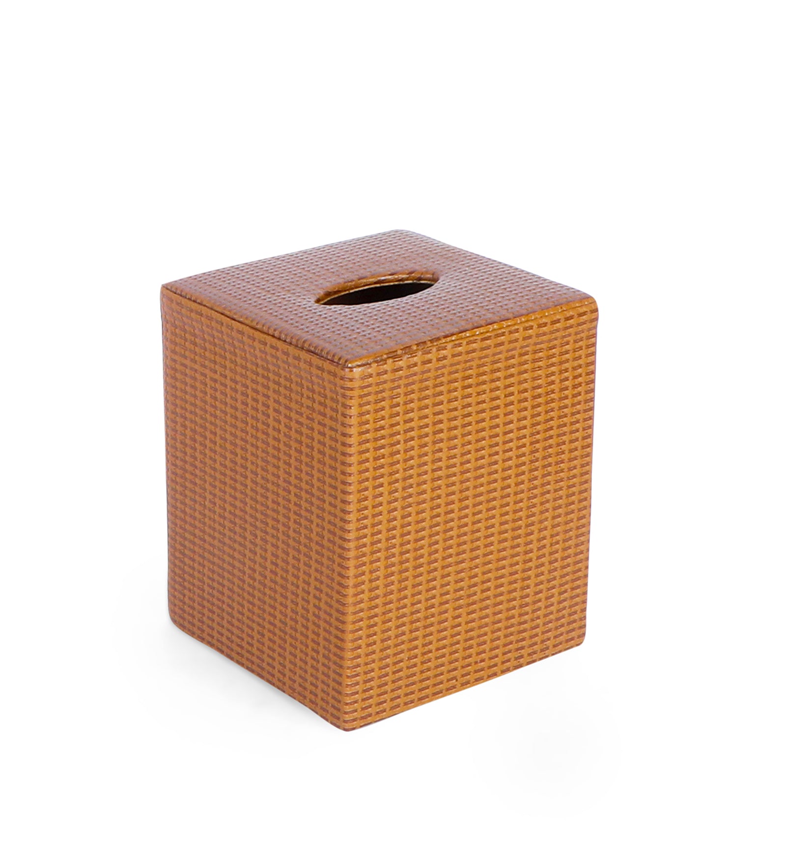 Tissue Box - Brown Leatherette