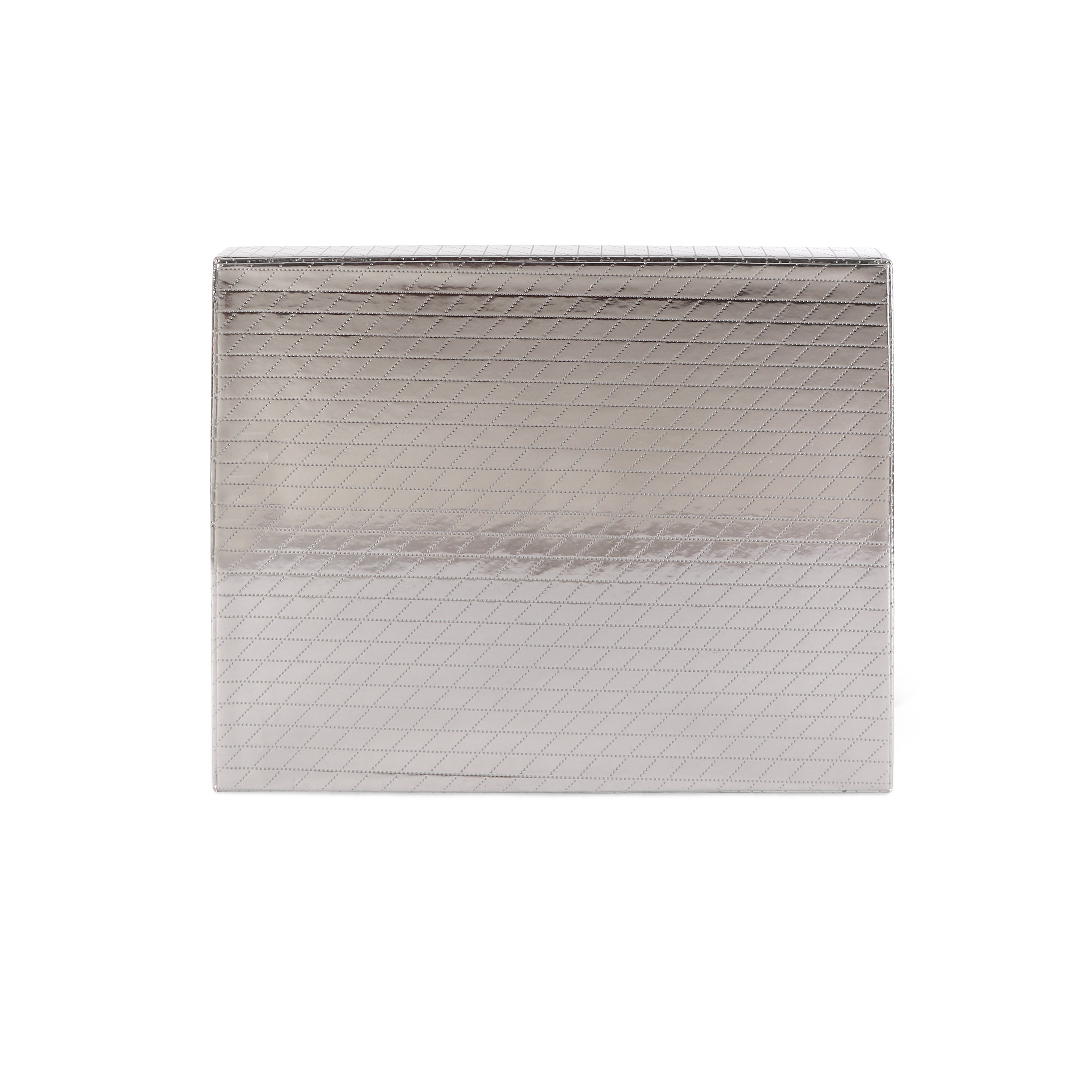 Leatherette Jewellery Tray 5 Partition - Silver