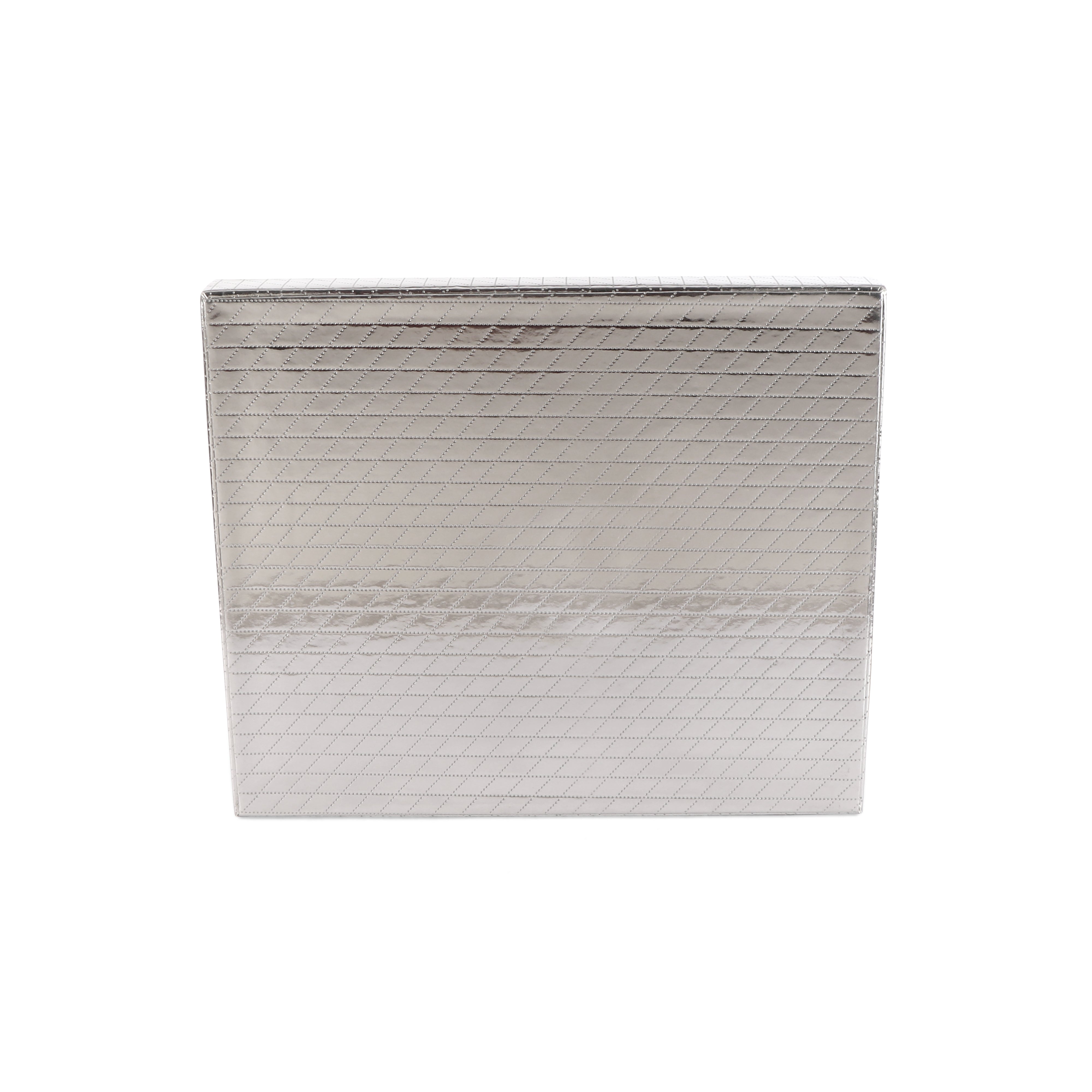 Leatherette Jewellery Tray 6 Partition - Silver