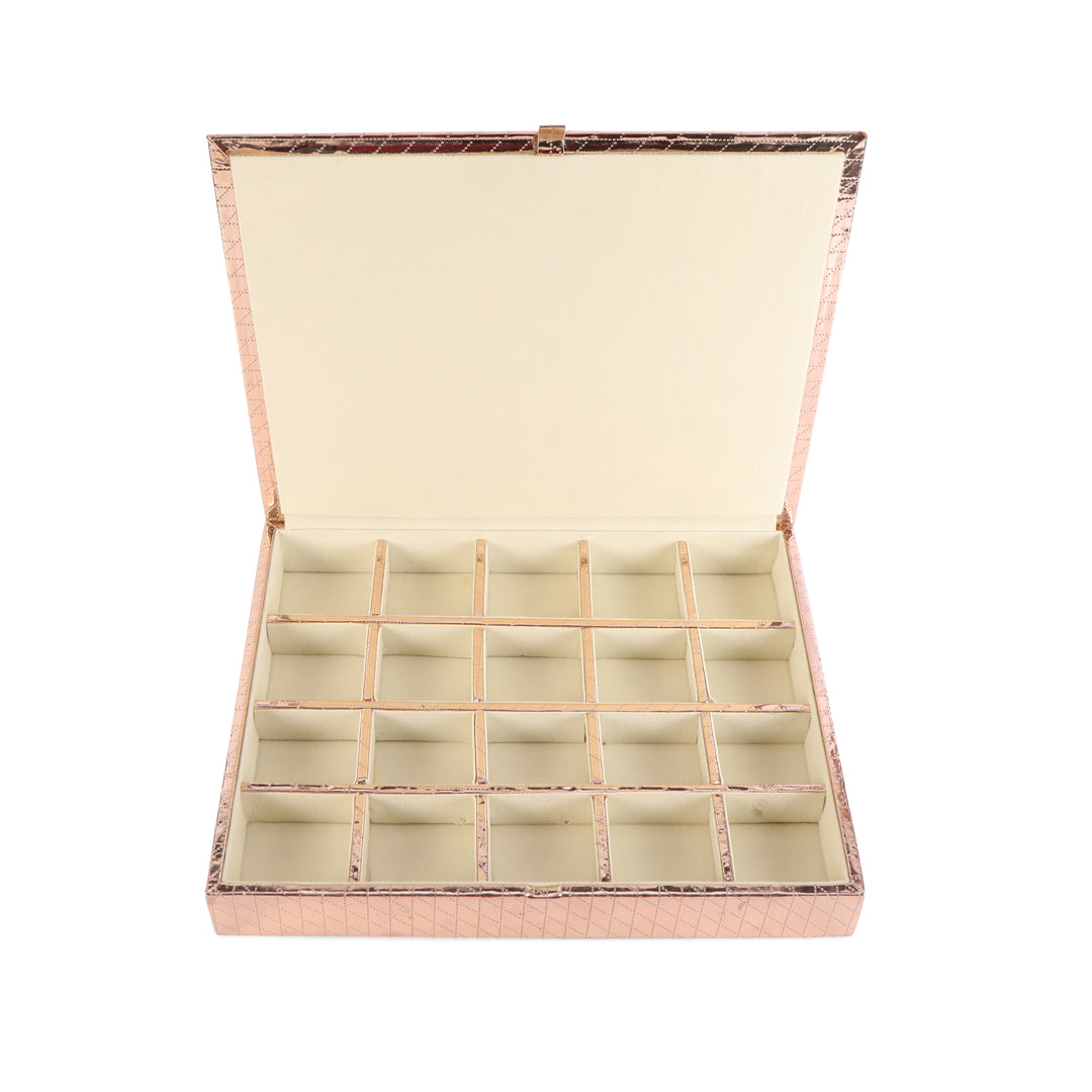 Jewellery Box 20  Partition - Copper Jewellery Organiser3 - The Home Co.