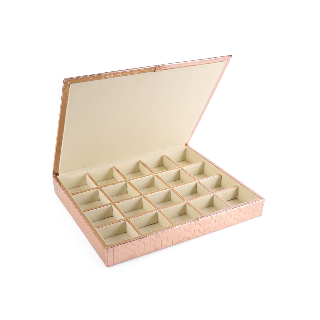 Jewellery Box 20  Partition - Copper Jewellery Organiser 6- The Home Co.