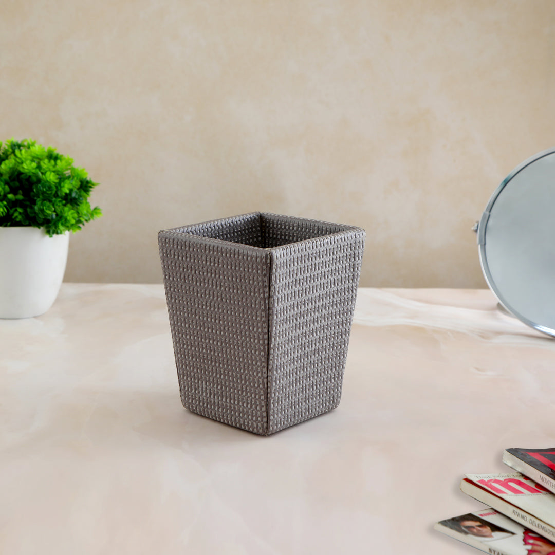 Leatherette Holder - Grey