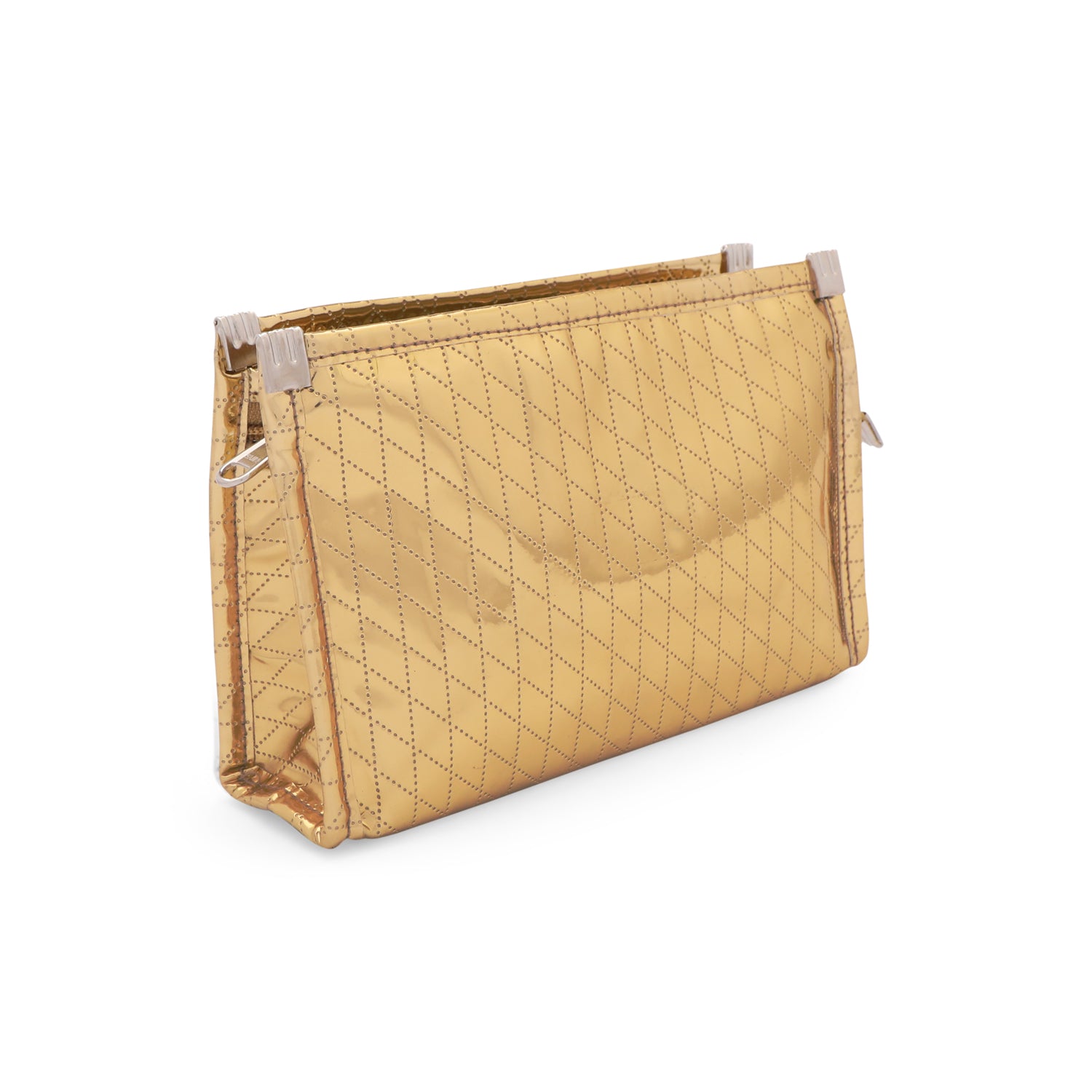 Travel Pouch - Gold 3 Pockets Pouch - Set of 3 Pouches