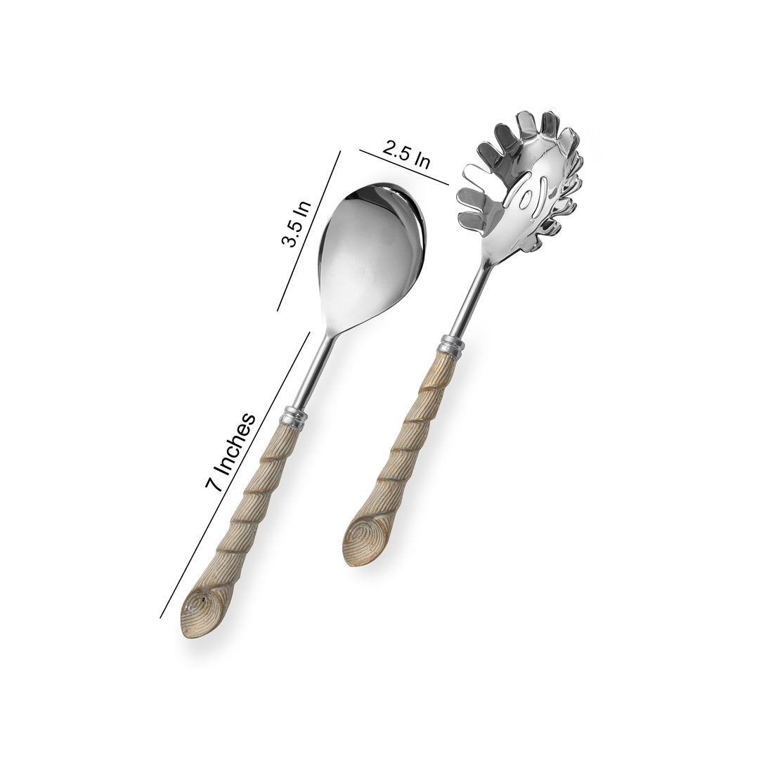 Serving Set of 2 - Shell