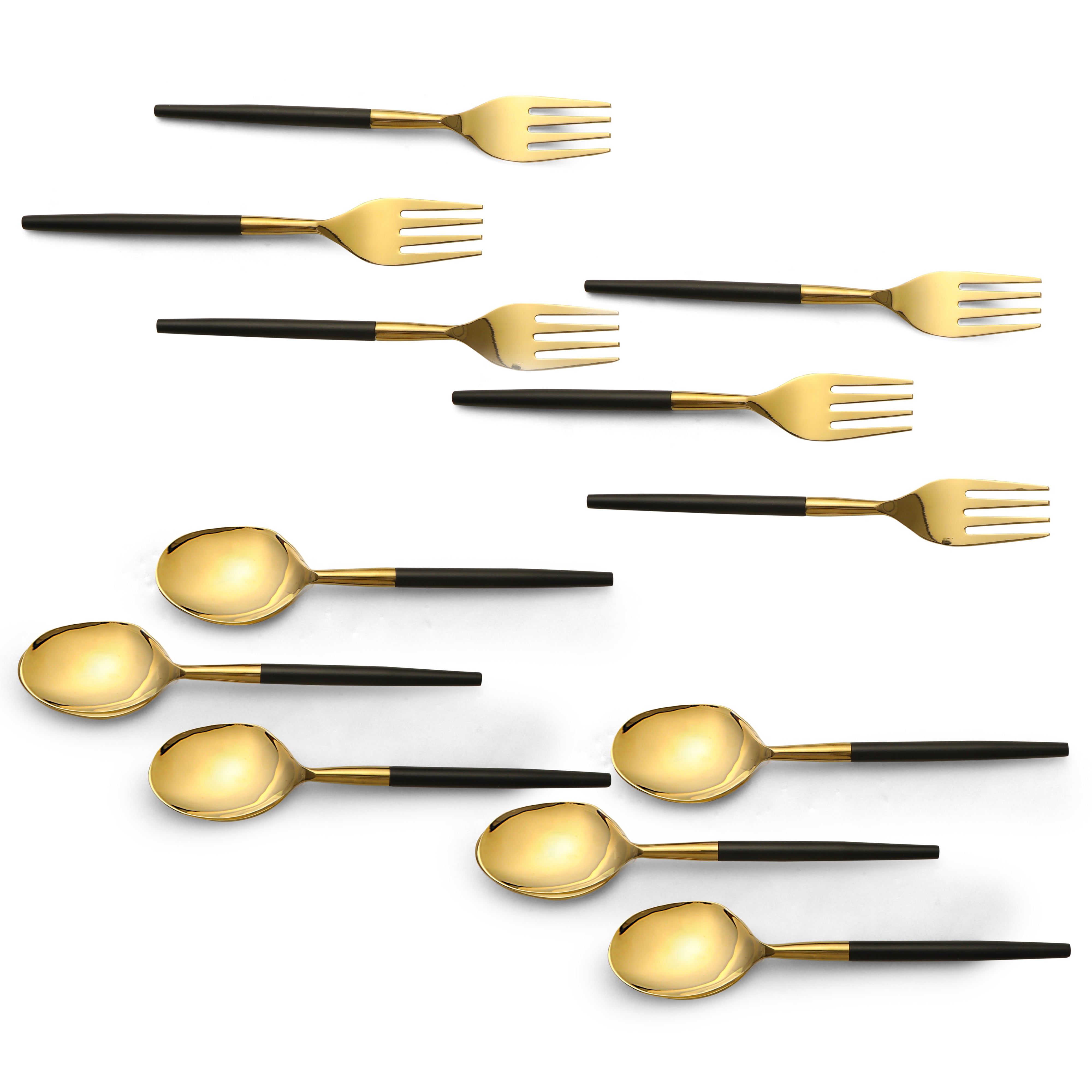 Cutlery Set of 12 - Black