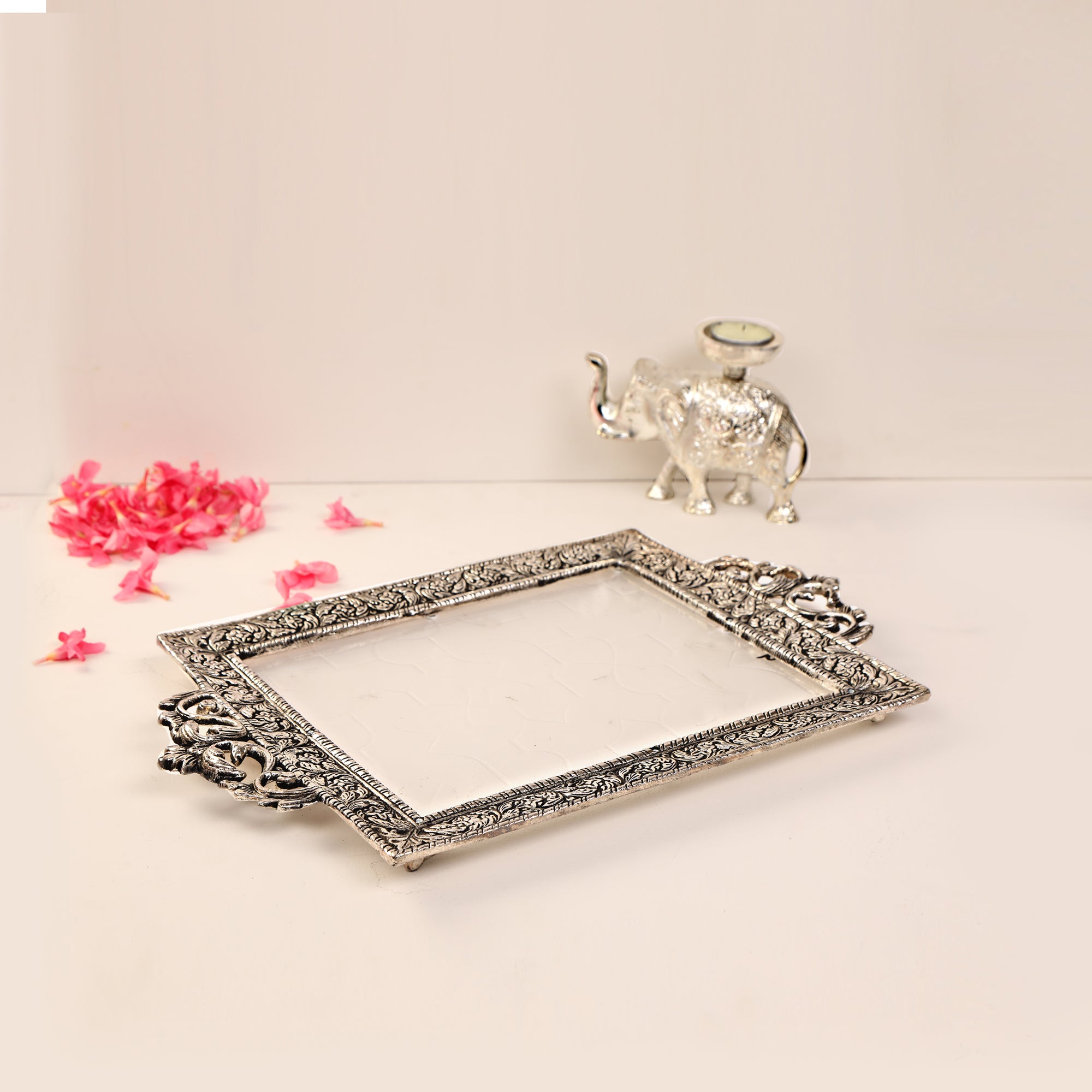 Silver Plated Antique- Tray