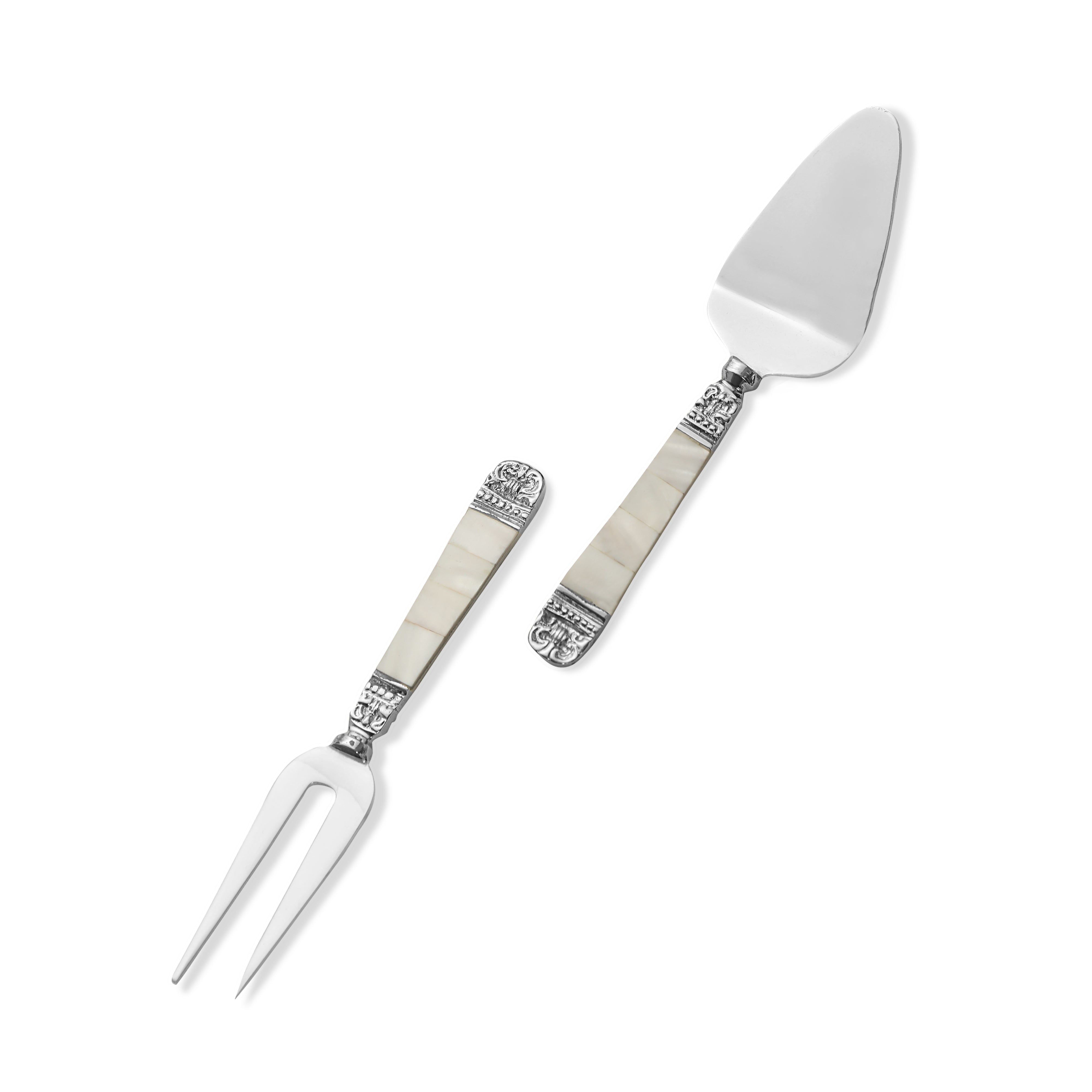 Cheese Knife Set- White Mother Of Pearl