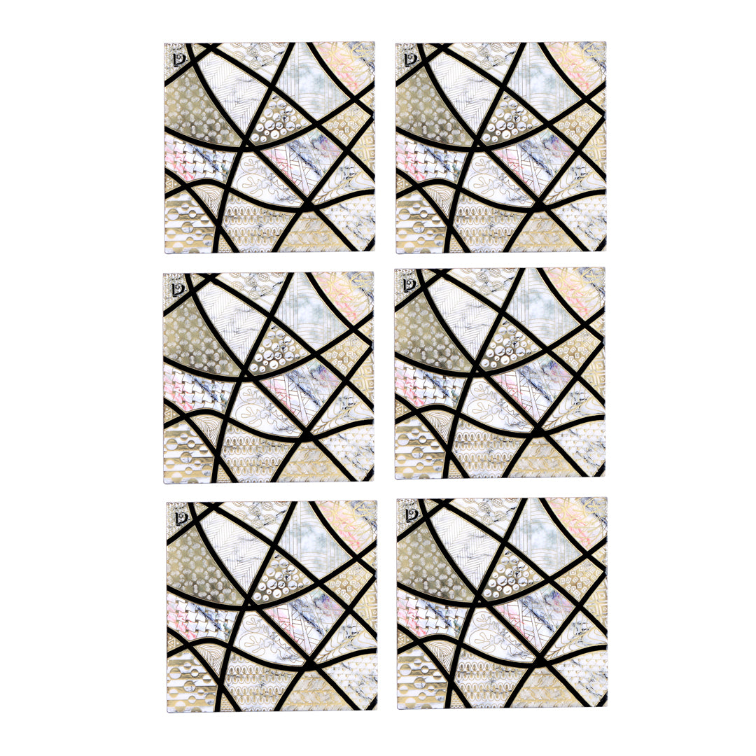 Table Coaster - Crisscross (Set of 6)