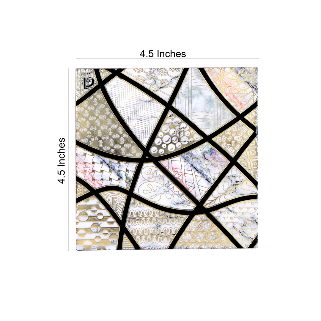 Table Coaster - Crisscross (Set of 6)