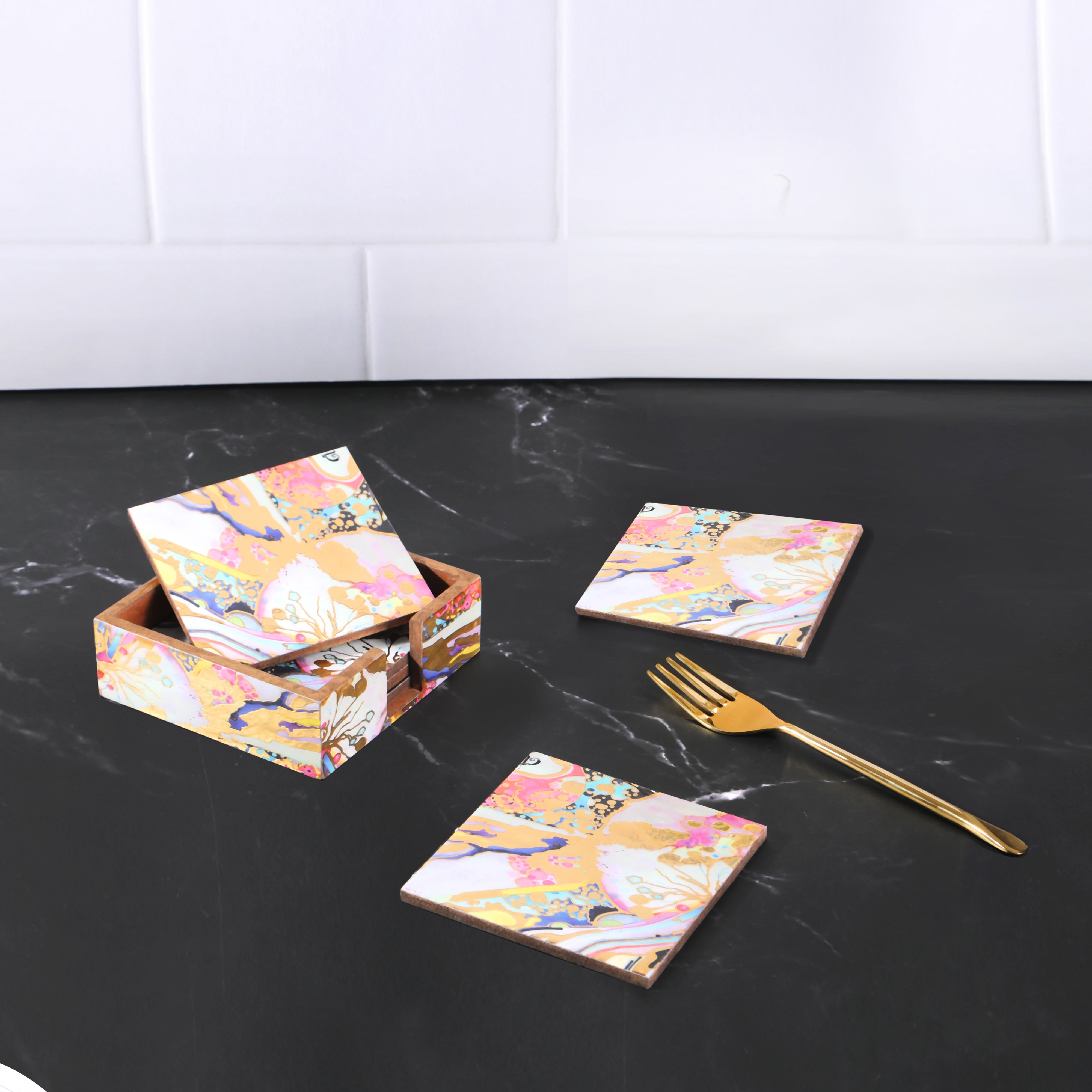 Table Coaster - Splash (Set of 6)