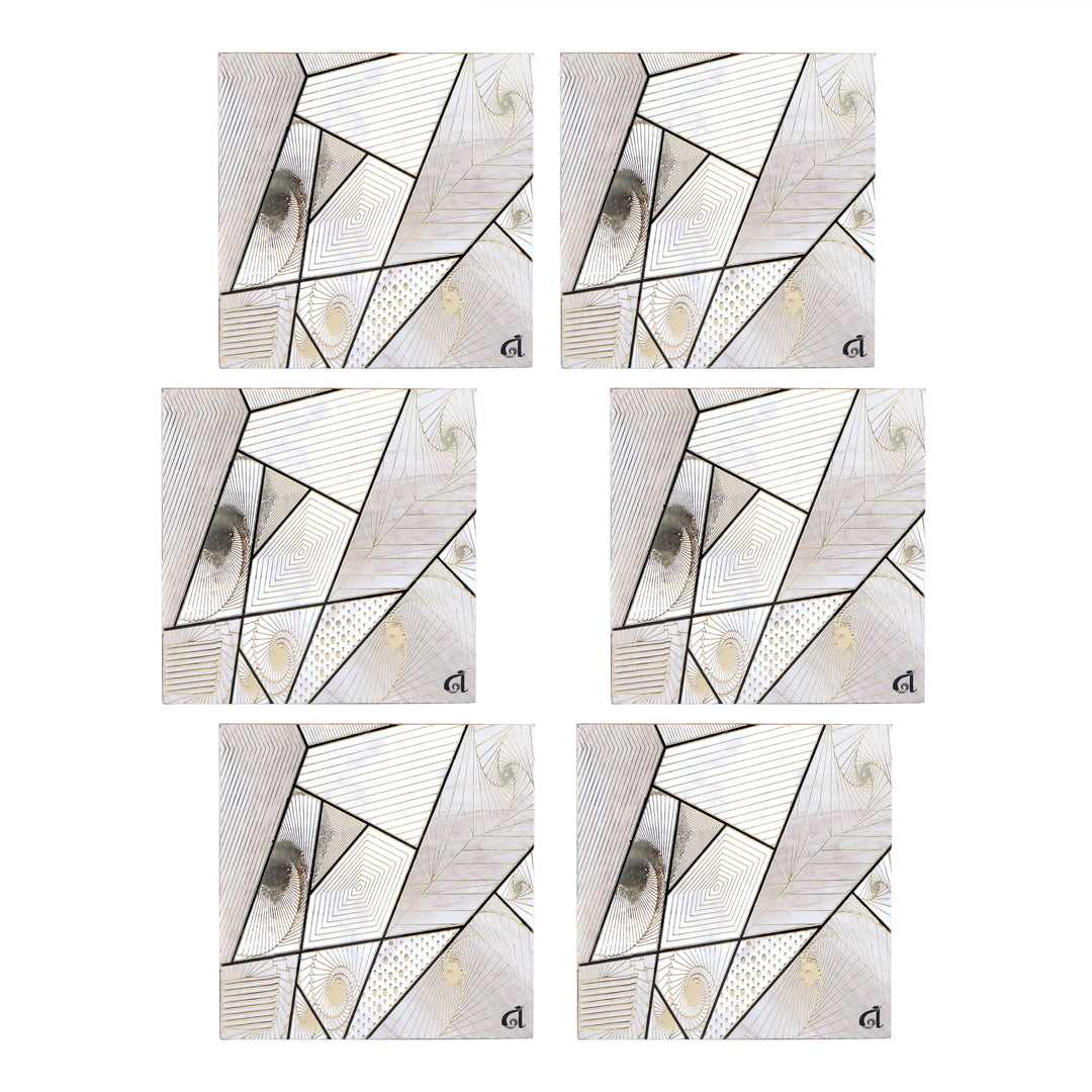 Table Coaster - New Triangle (Set of 6)