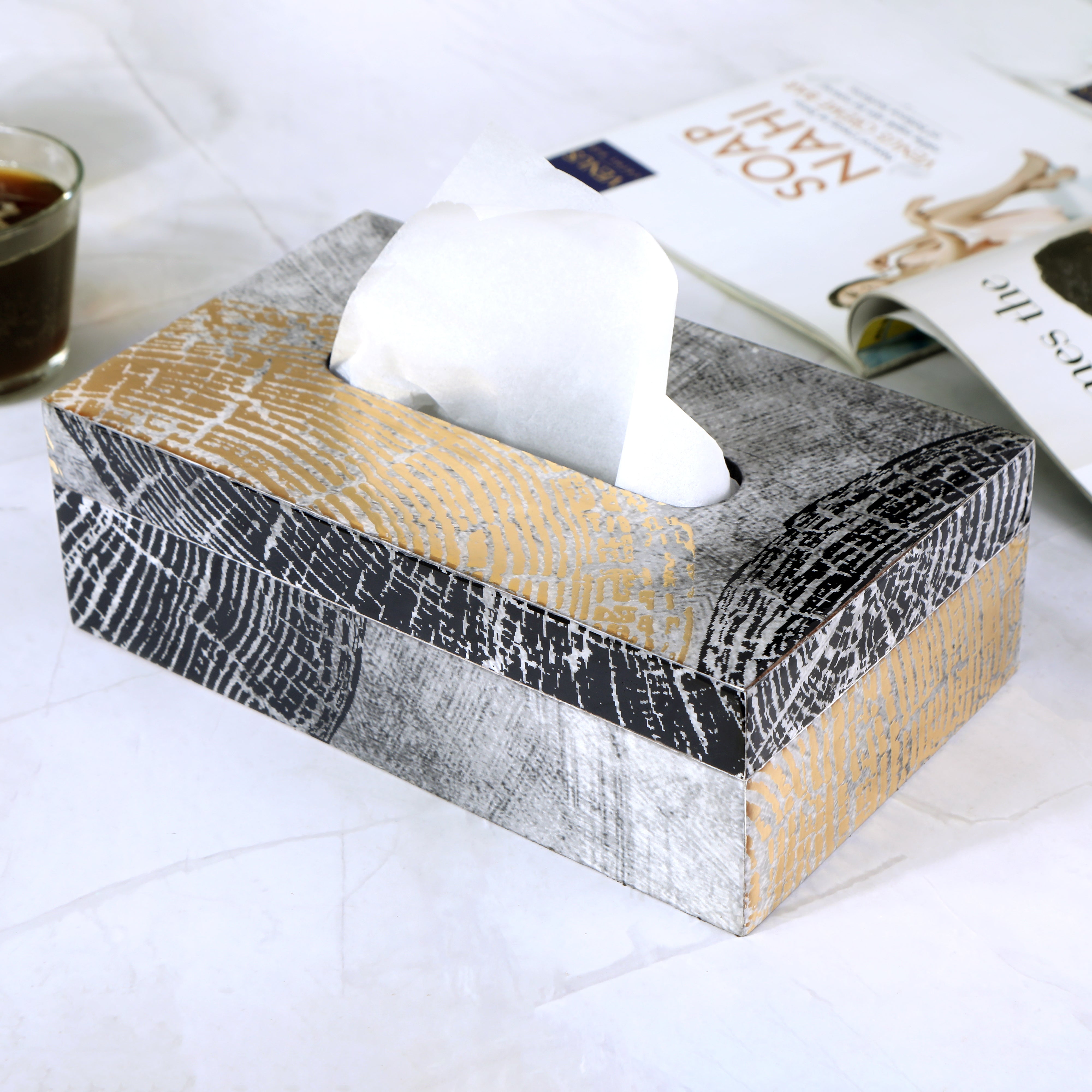 Tissue Box - Spiral - The Home Co.