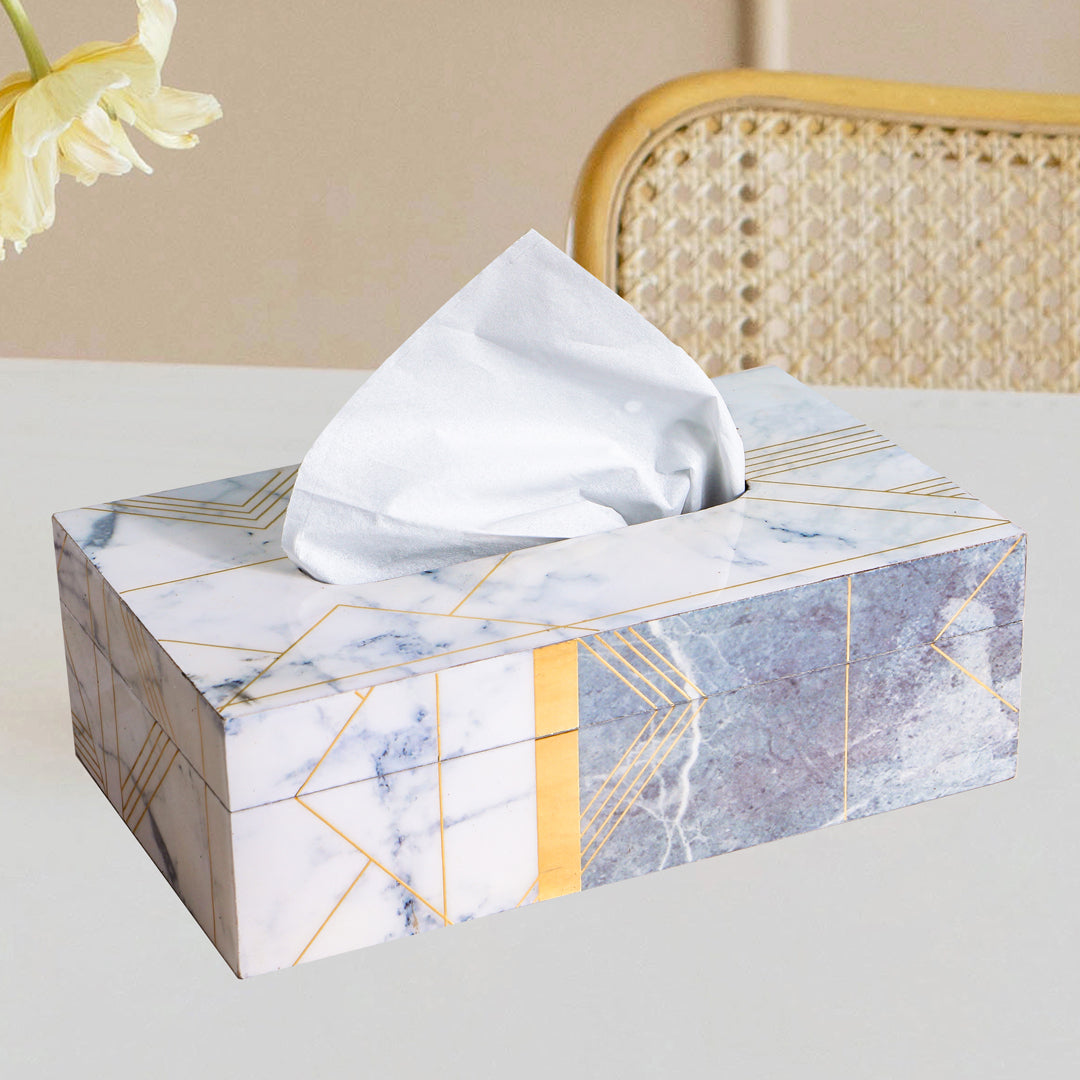 Tissue Box - Onyx - The Home Co. -https://thehomecostore.com/products/tissue-box-onyx