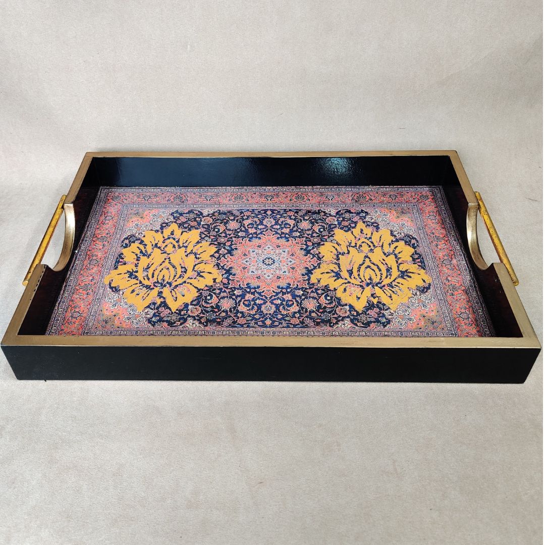 Single Tray - Large Maroon Turkish