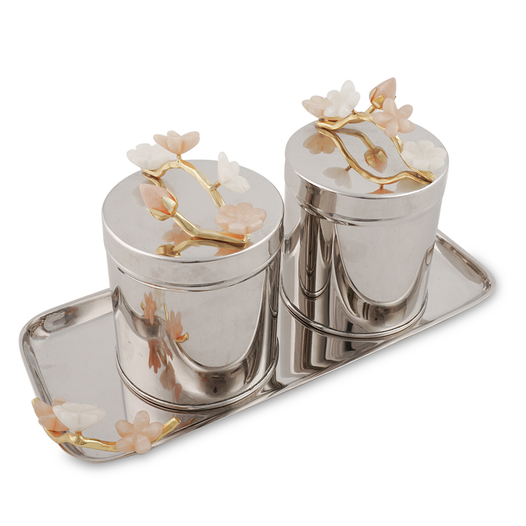 Jar Set With Tray