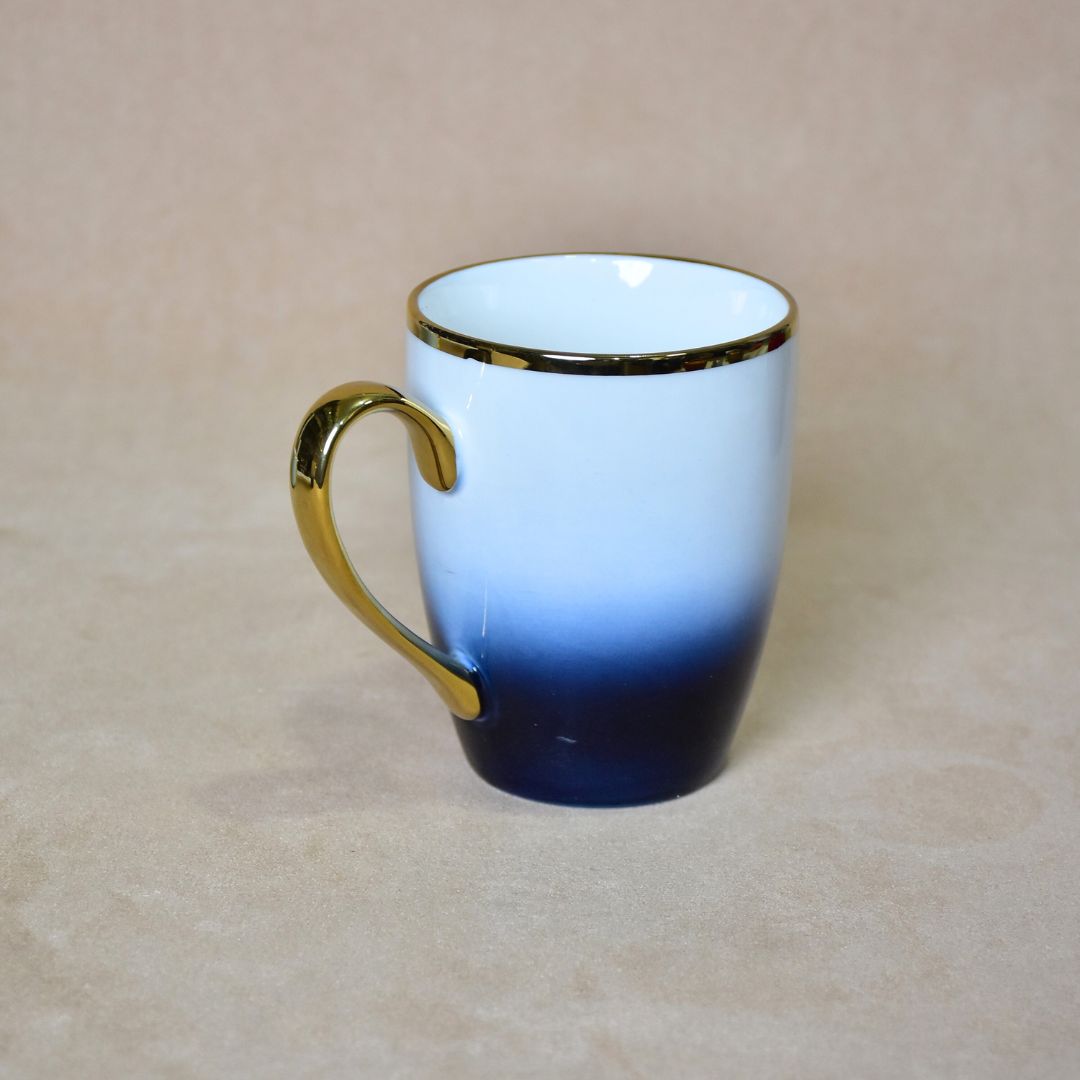 Ceramic Ombre Mug Set Of 2 - Blue