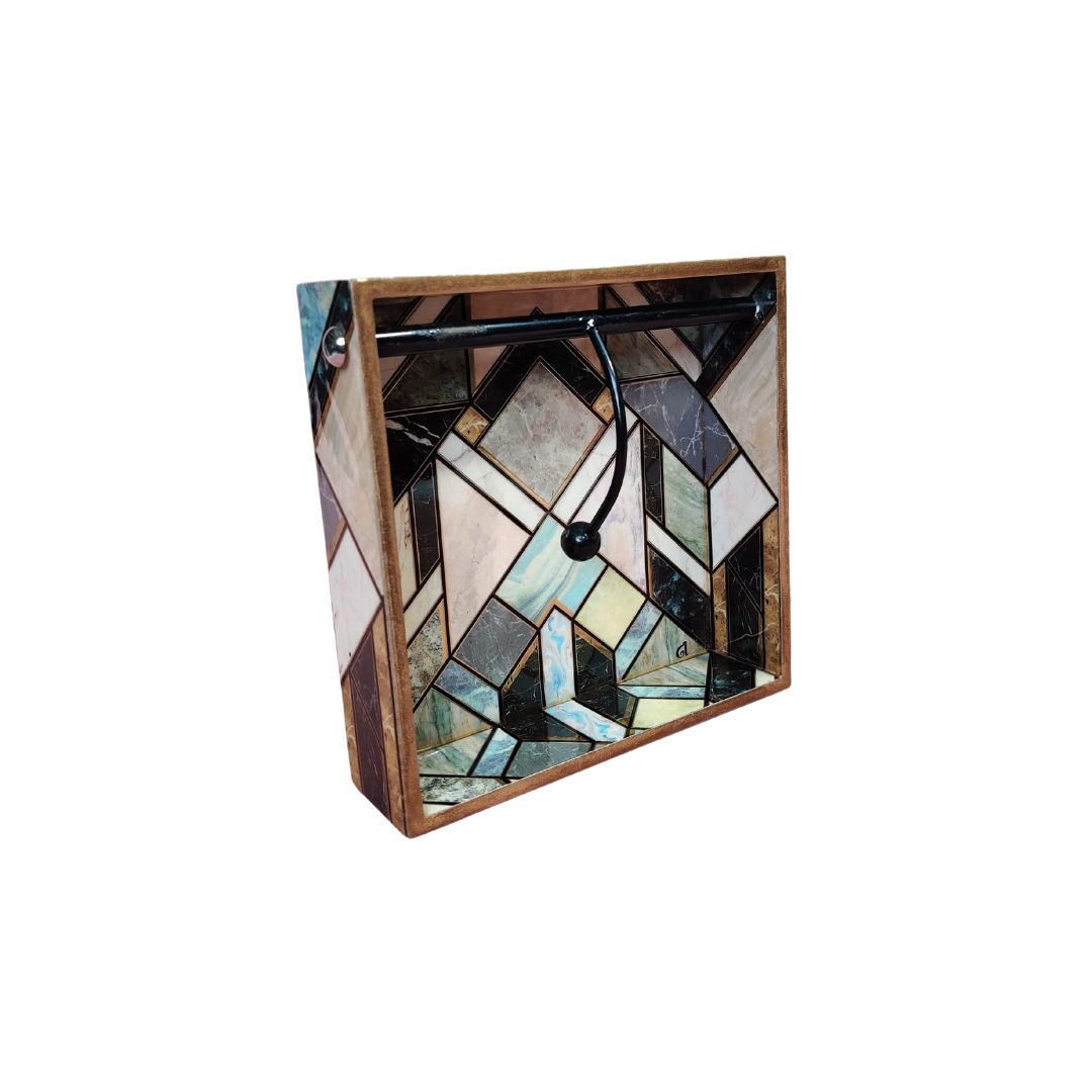 Square Tissue Holder - New Onyx