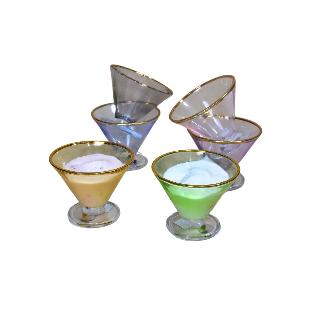 Ice Cream Bowl Set Of 6 - Multicolor