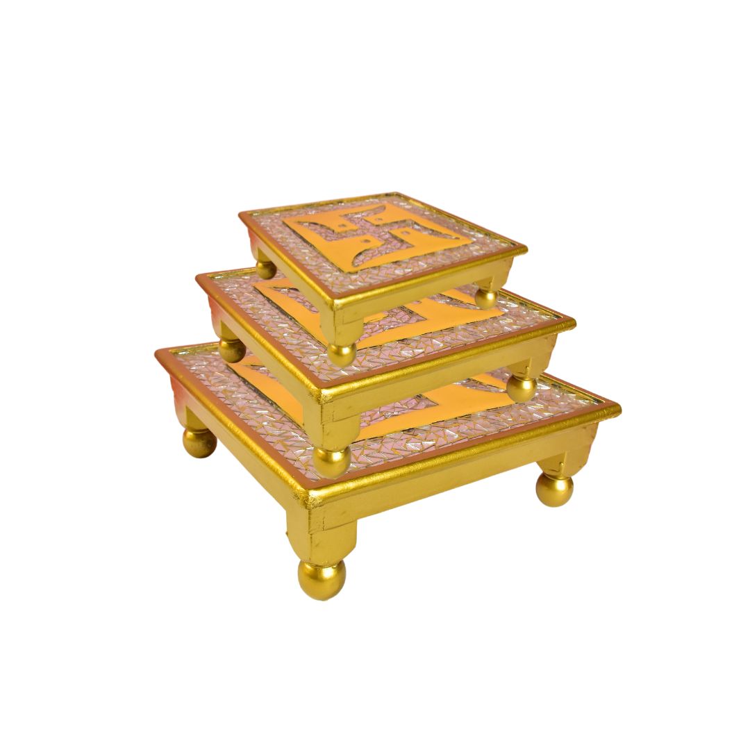 Swastika Chowki Set Of 3