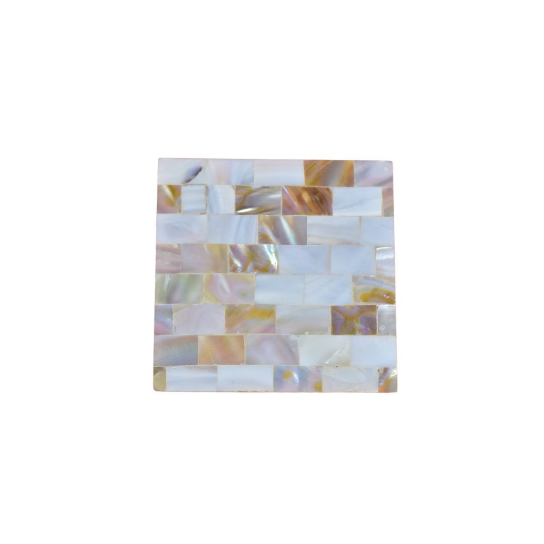 Table Coaster - Mother Of Pearl Set Of 6