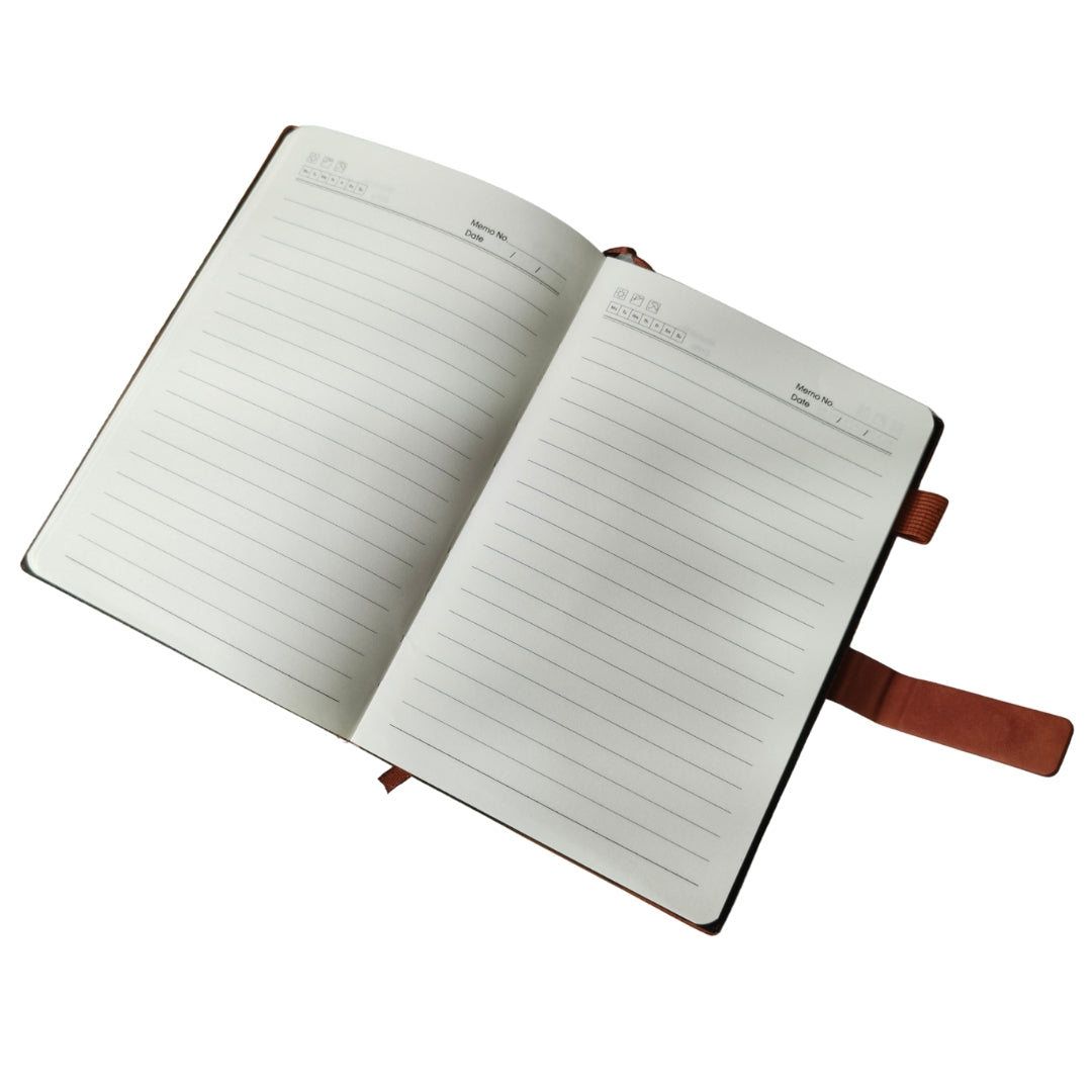 Brown Triangle Cut Diary