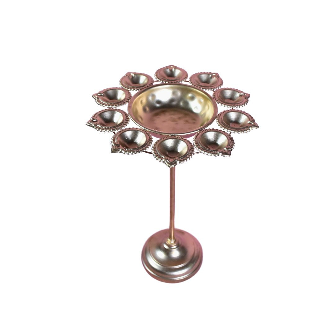 Diya Urli Stick Stand - Set Of 3