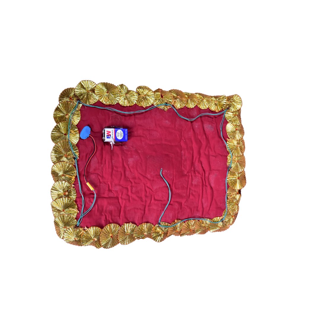 Genda Mats With Light Diya - Rectangle