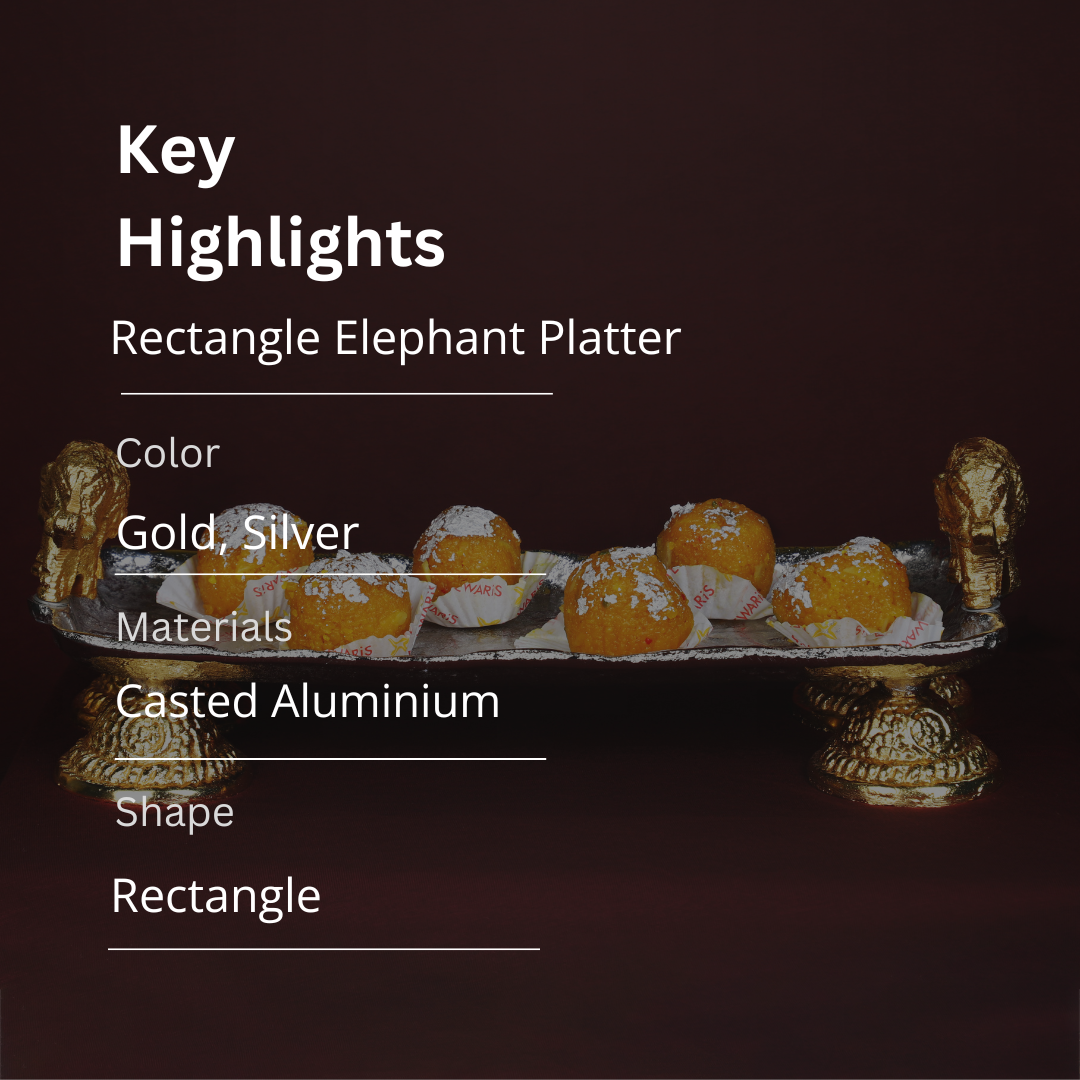 Rectangle Elephant Platter