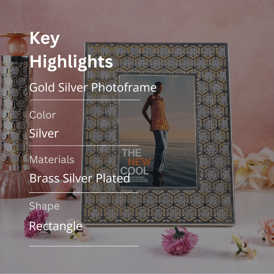 Gold Silver Photoframe