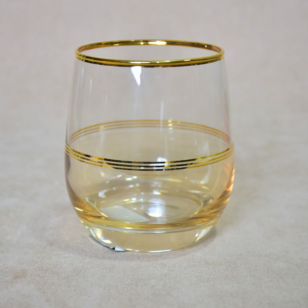 Wine Glass Set Of 6 - Gold Line