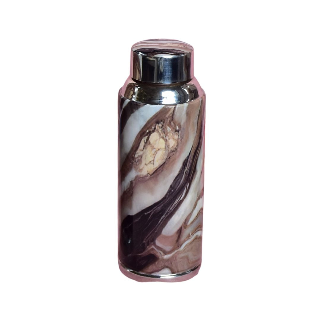 Brown Marble Copper Bottle Large - 1000ml