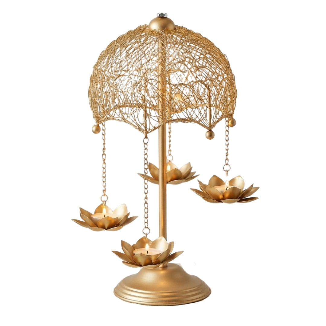 Metal tlight holder jhoomar small