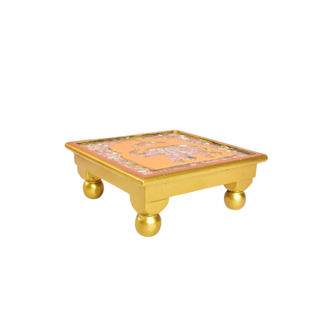 Elephant Chowki Medium 12"