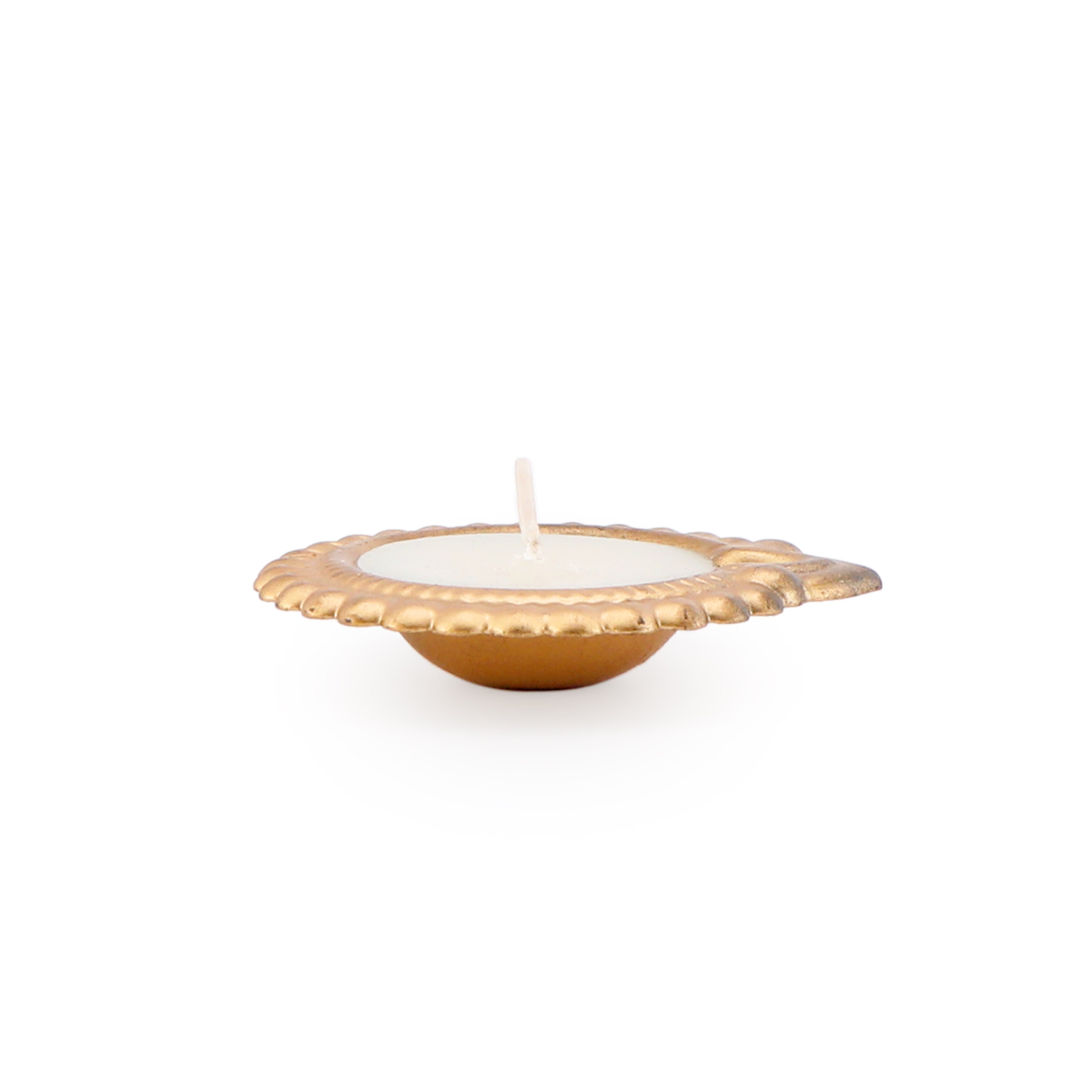 Diya - Gold & Copper Set of 6 Candle Holder 8- The Home Co.