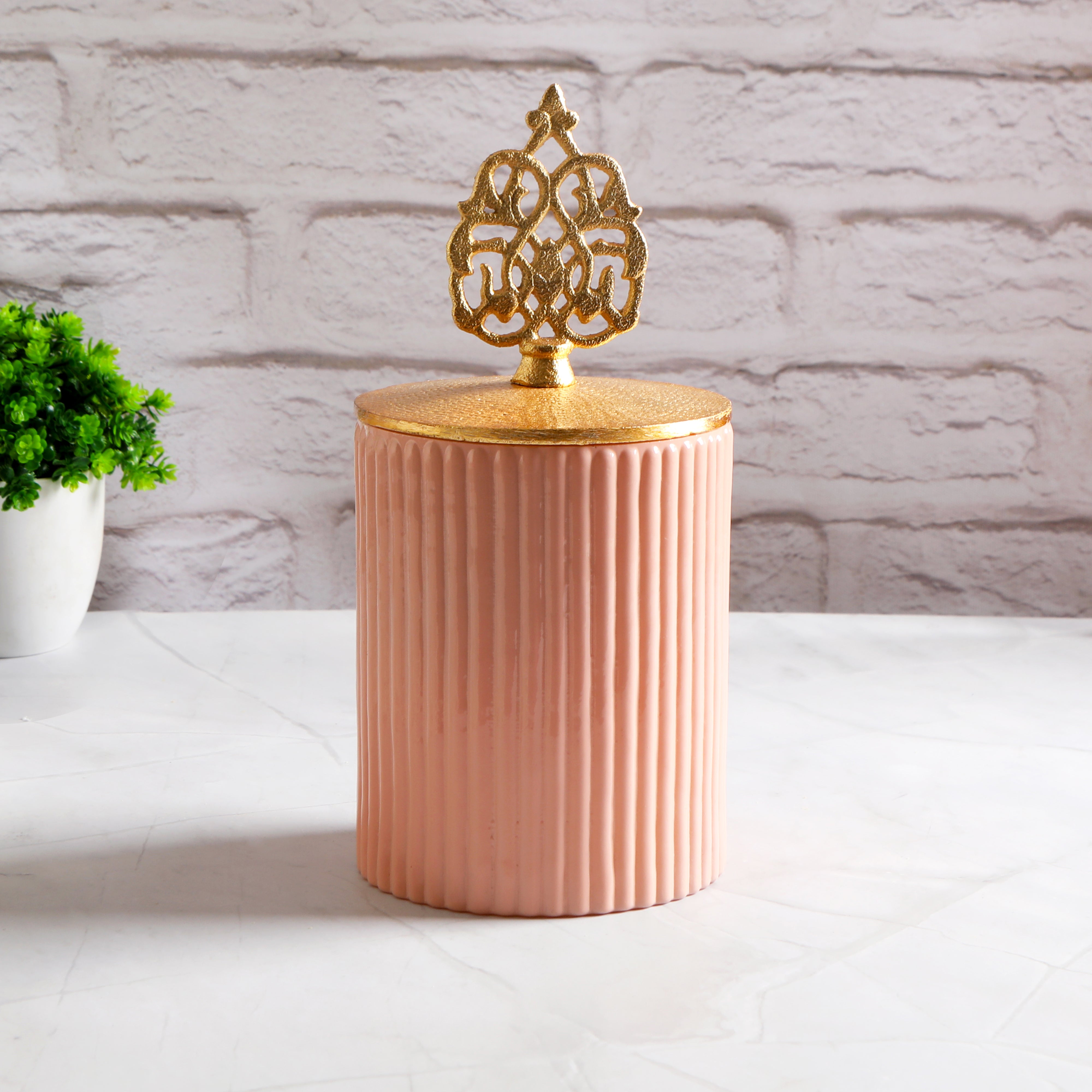 Pink Lining Jar (Medium - 1 Pc) - The Home Co.