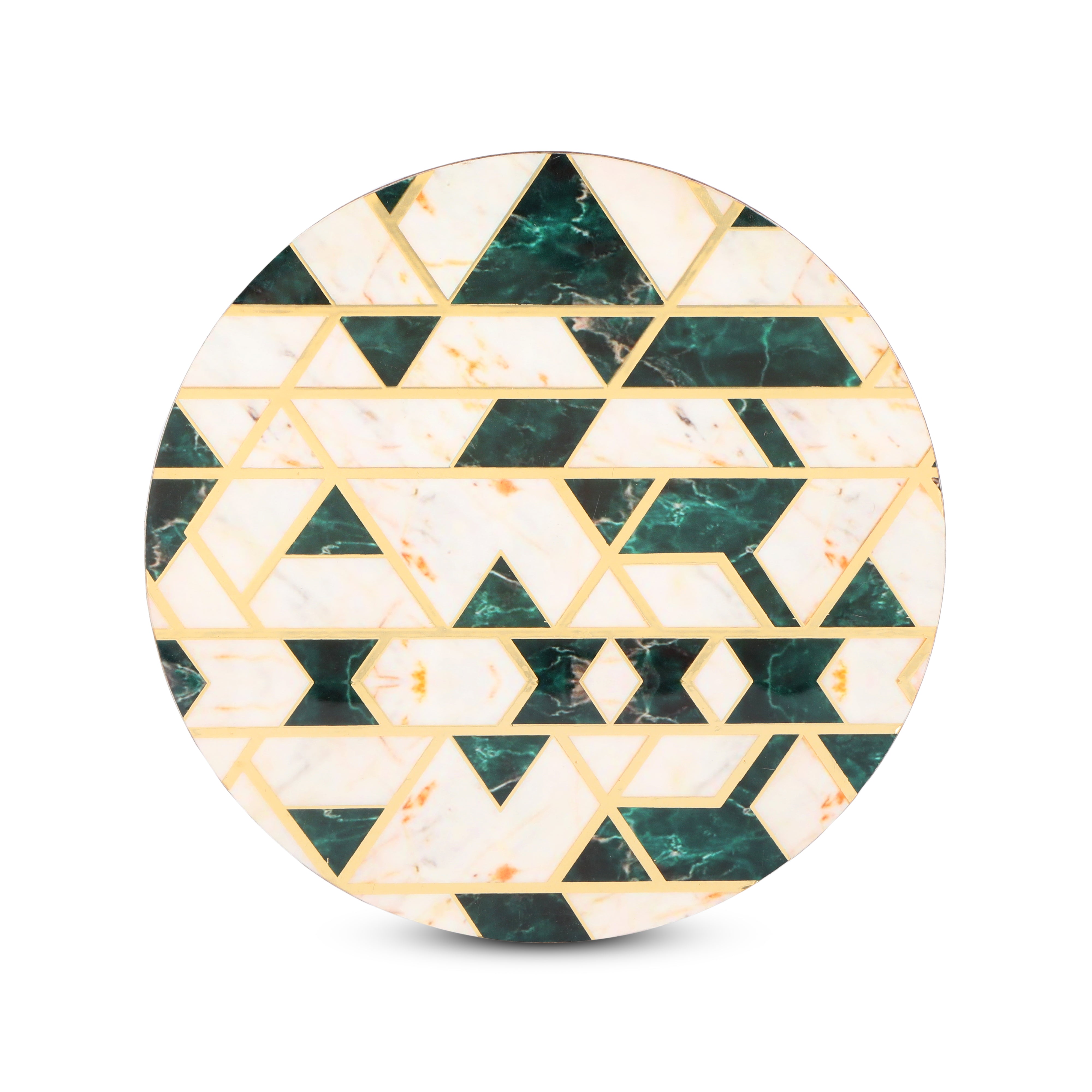 Trivet - Green - Round