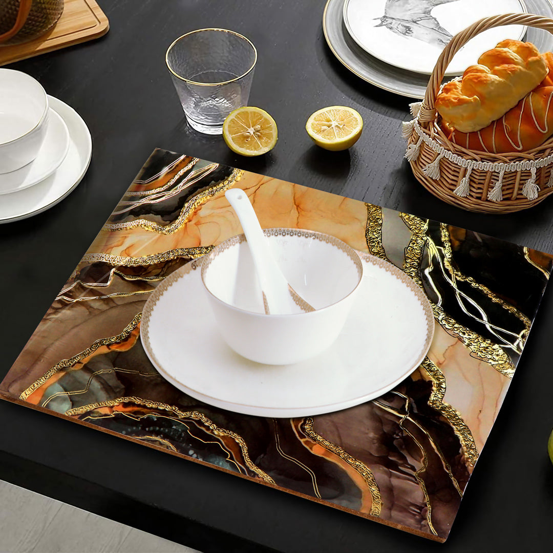 Tablemat - Brown Marble (1 Pc)