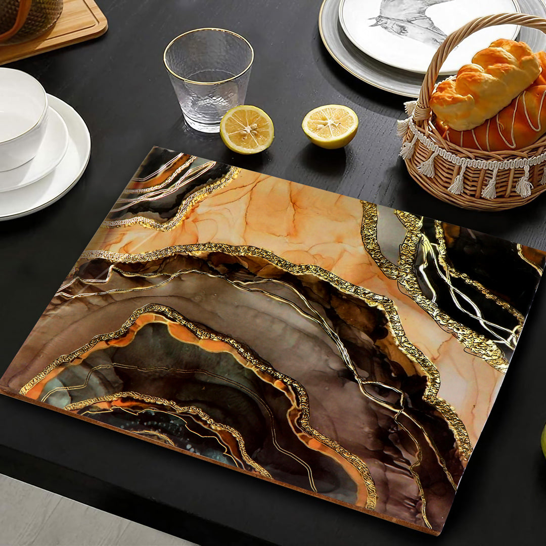 Tablemat - Brown Marble (1 Pc)