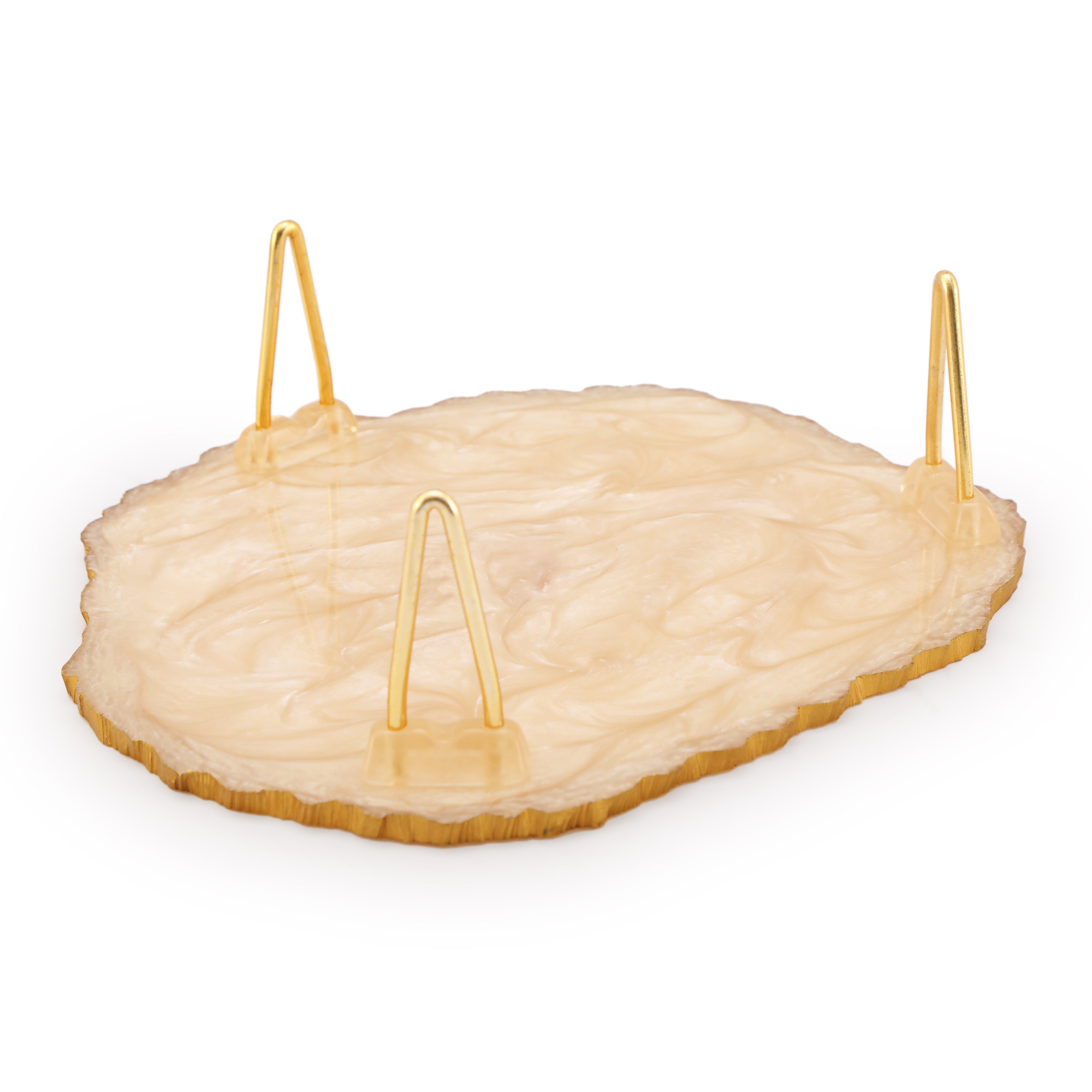 Cake Stand - White Resin