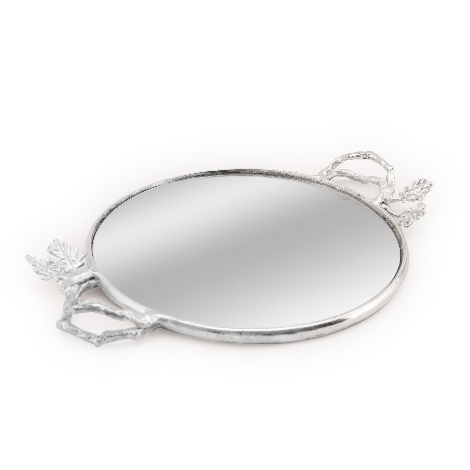 Mirror Tray - Silver Leaf 1- The Home Co.