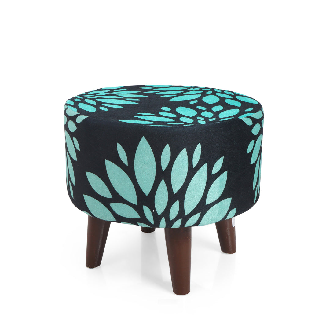 Pouffe Black Green - Pouffe Stool