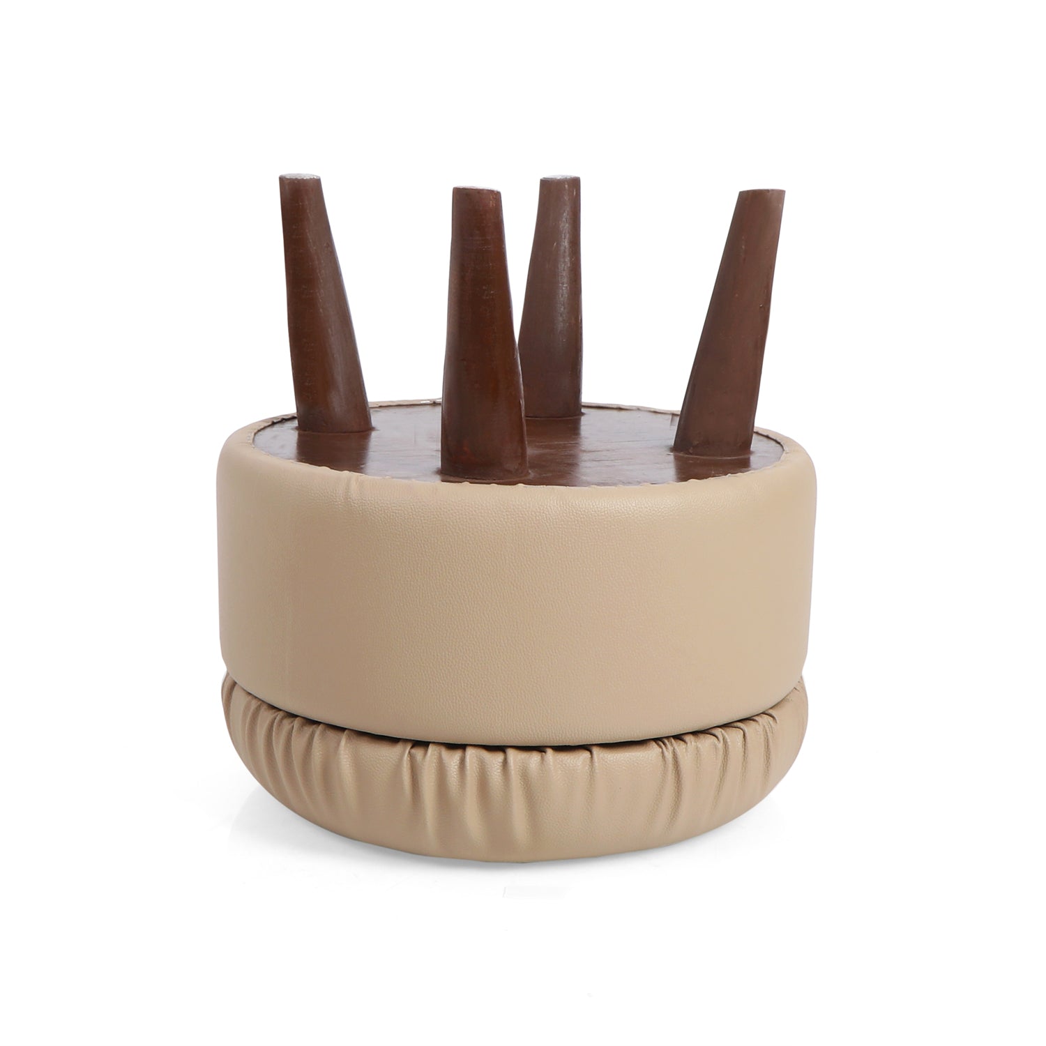 Pouffe Brown - Storage Pouffe