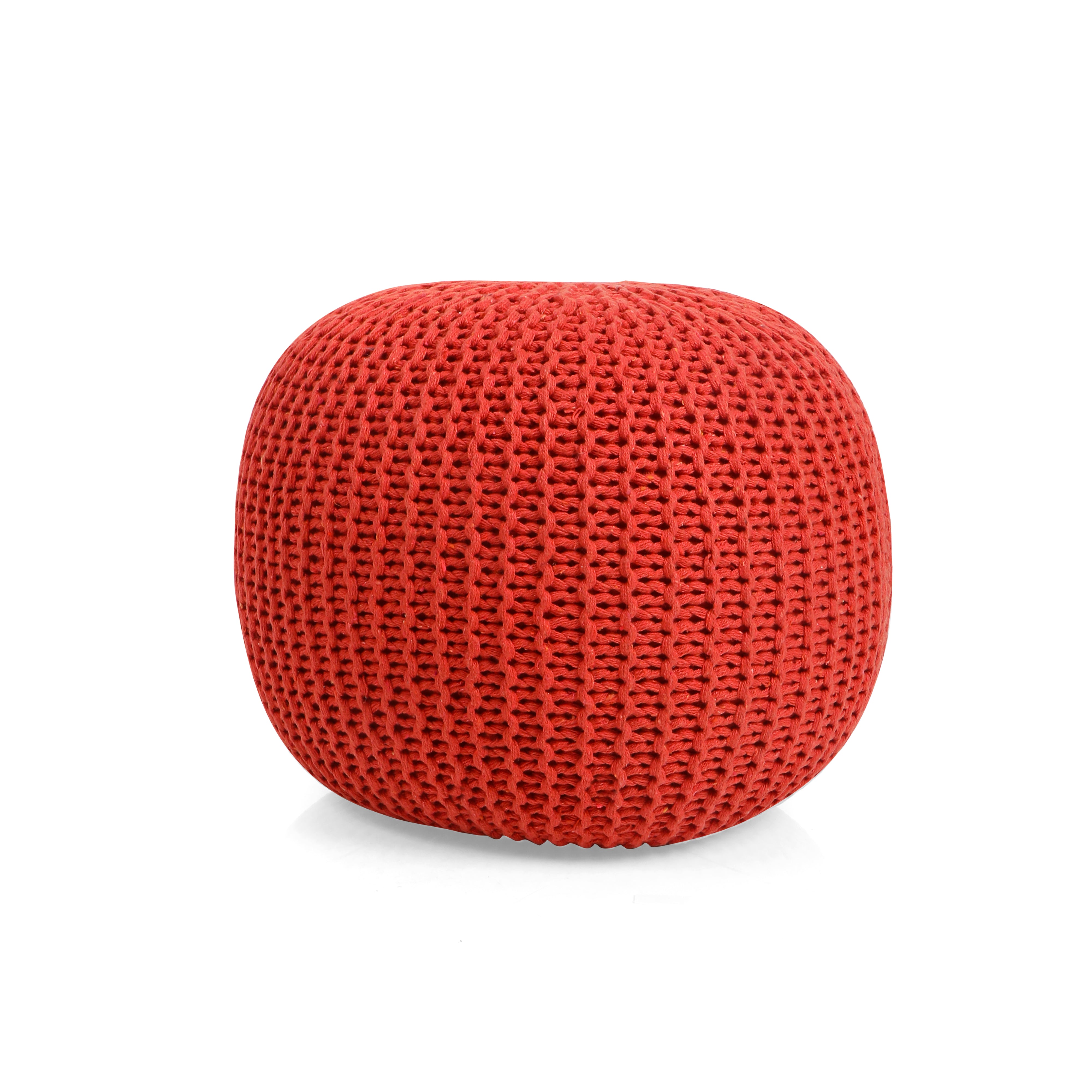 Pouffe Orange - Pouffe Ottoman 3- The Home Co.