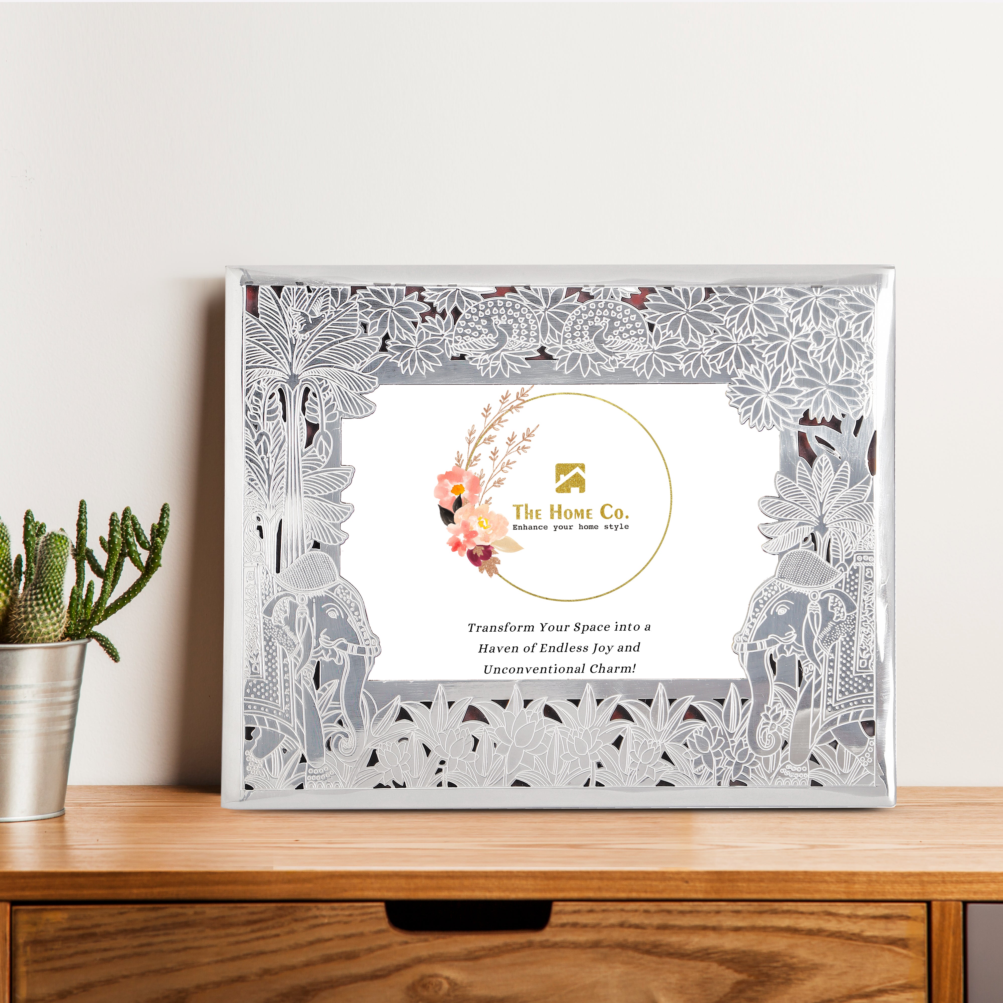 Silver Plated Photo Frame - Elephant Photo Frame