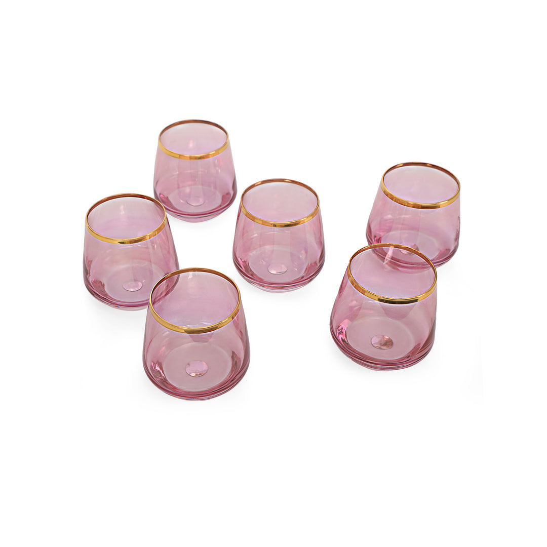 Glass Set - Blossom Pink