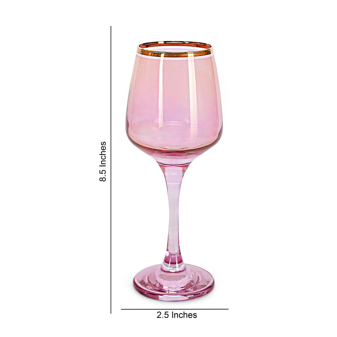 Wine Glass Set - Blossom Pink