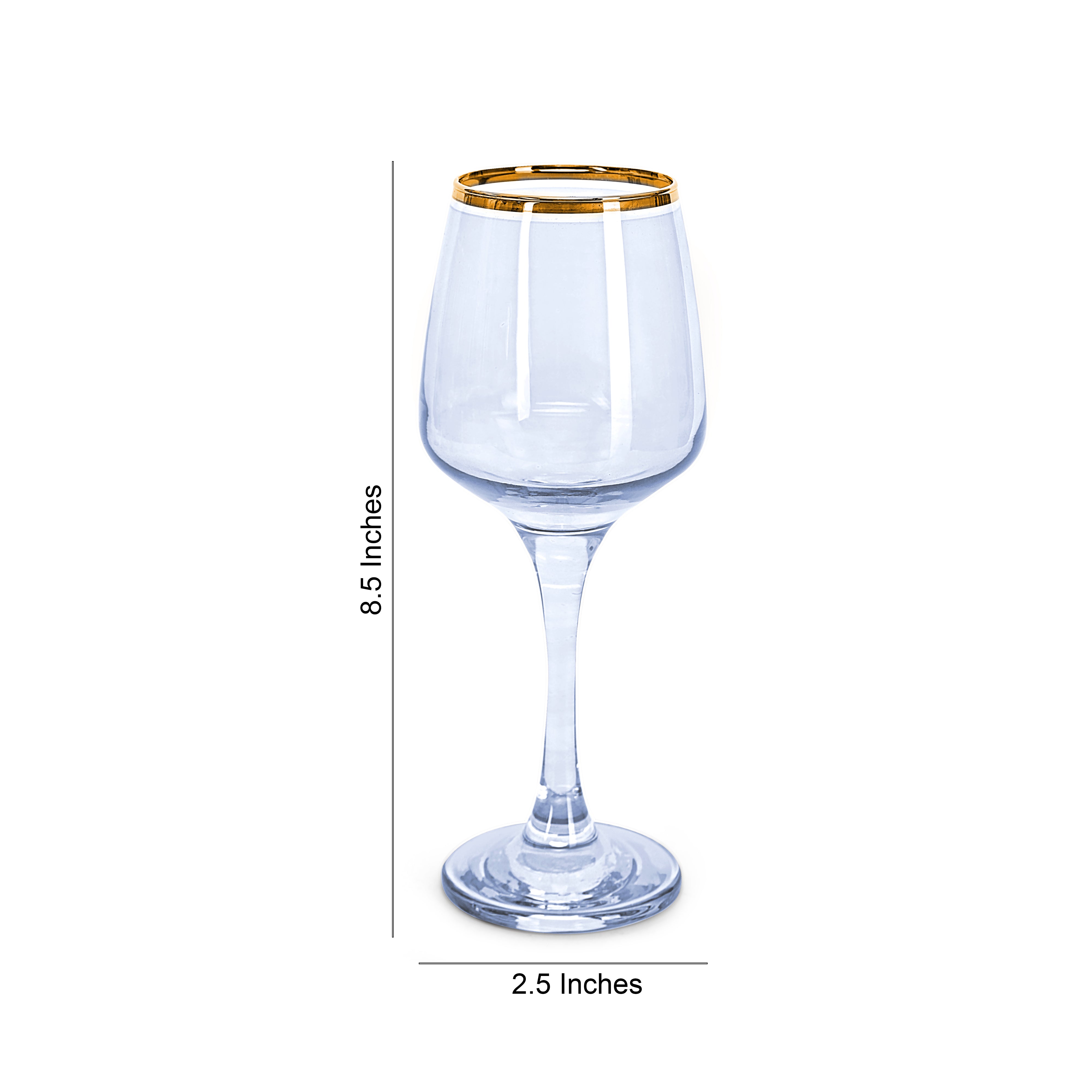 Wine Glass Set - Blossom Blue